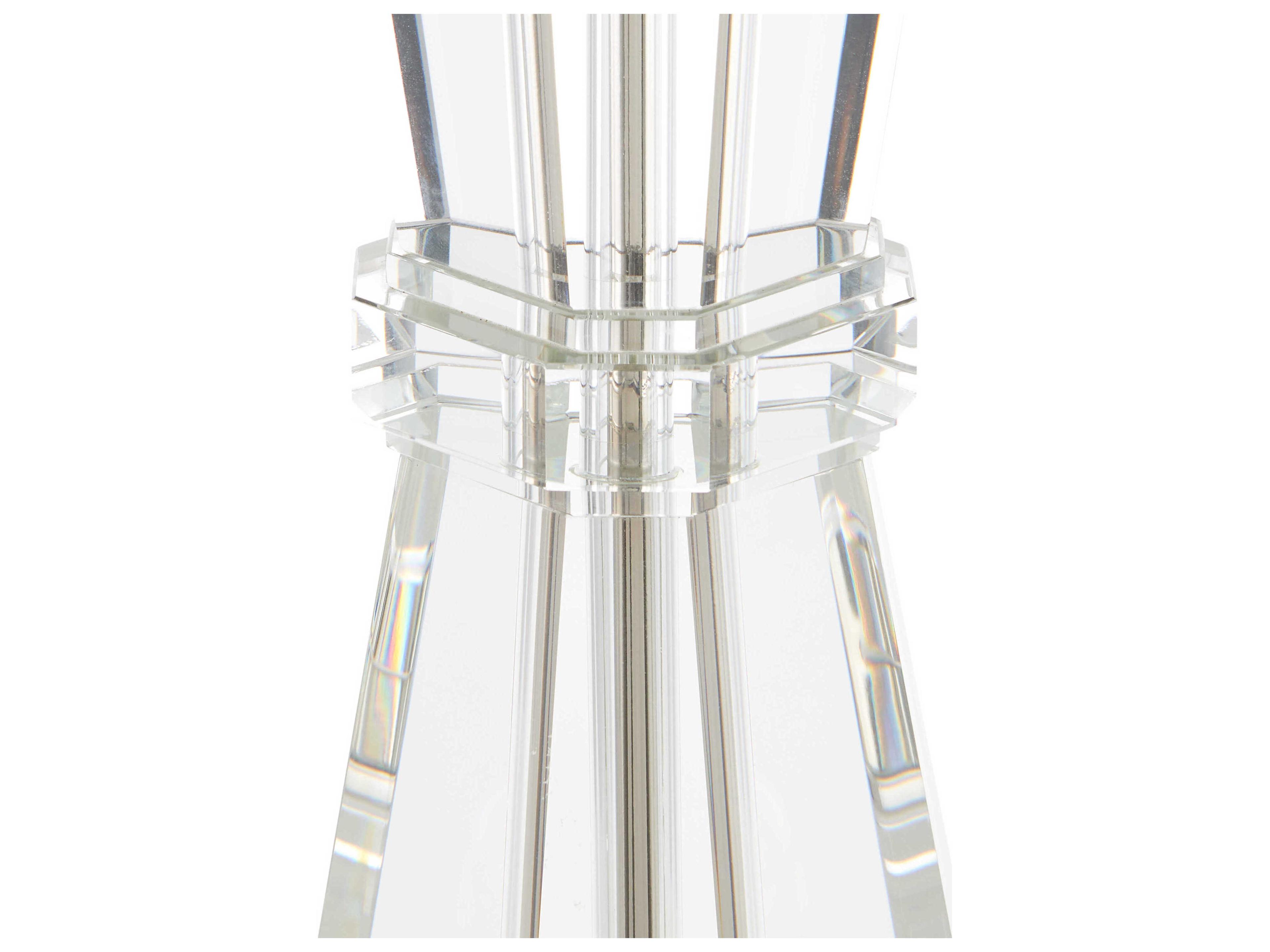 Currey & Company Duveen Clear Polished Brass Buffet Lamp