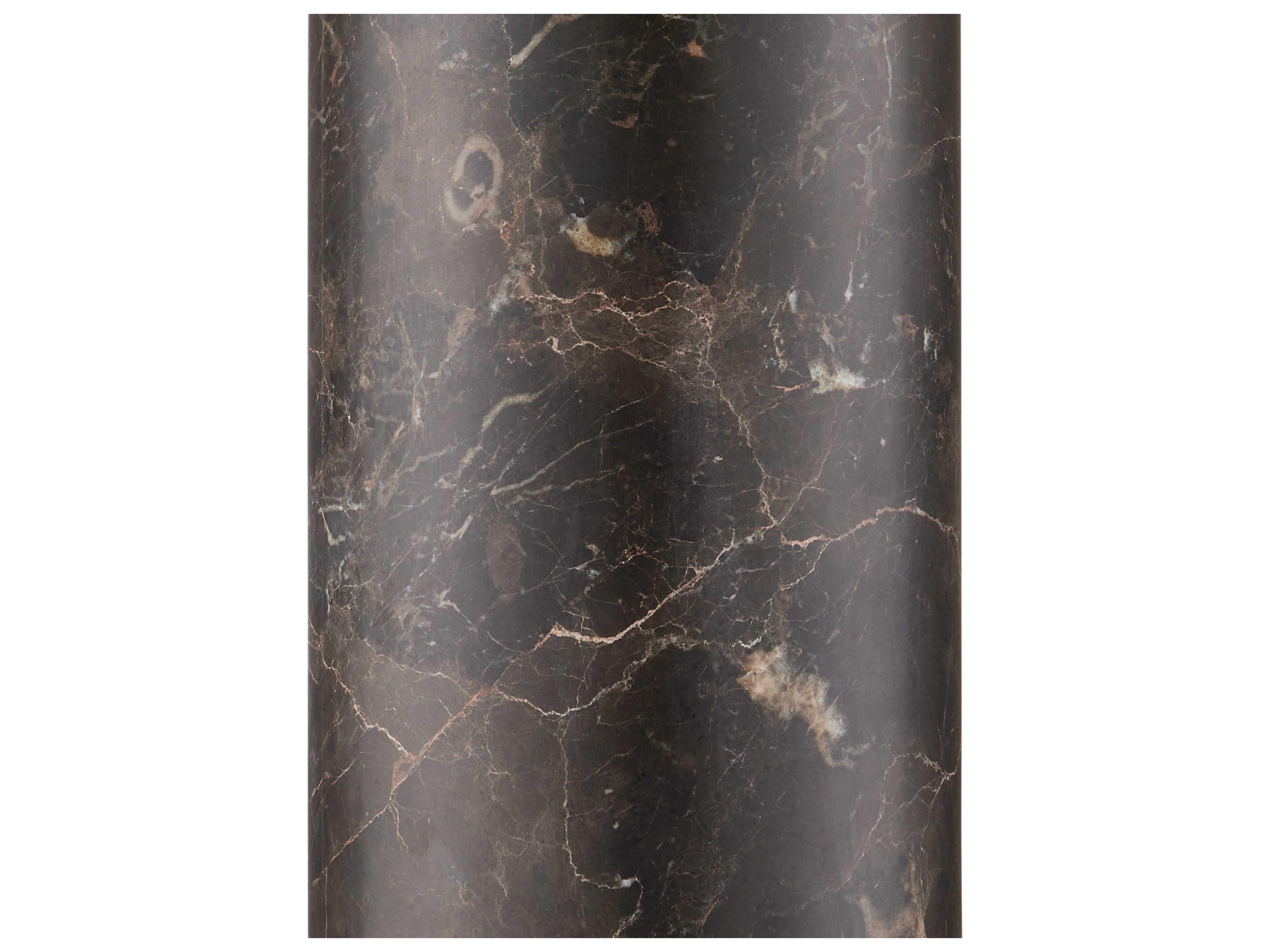 Currey & Company Vespera Coffee Brown Antique Brass Light Eggshell Shantung Buffet Lamp