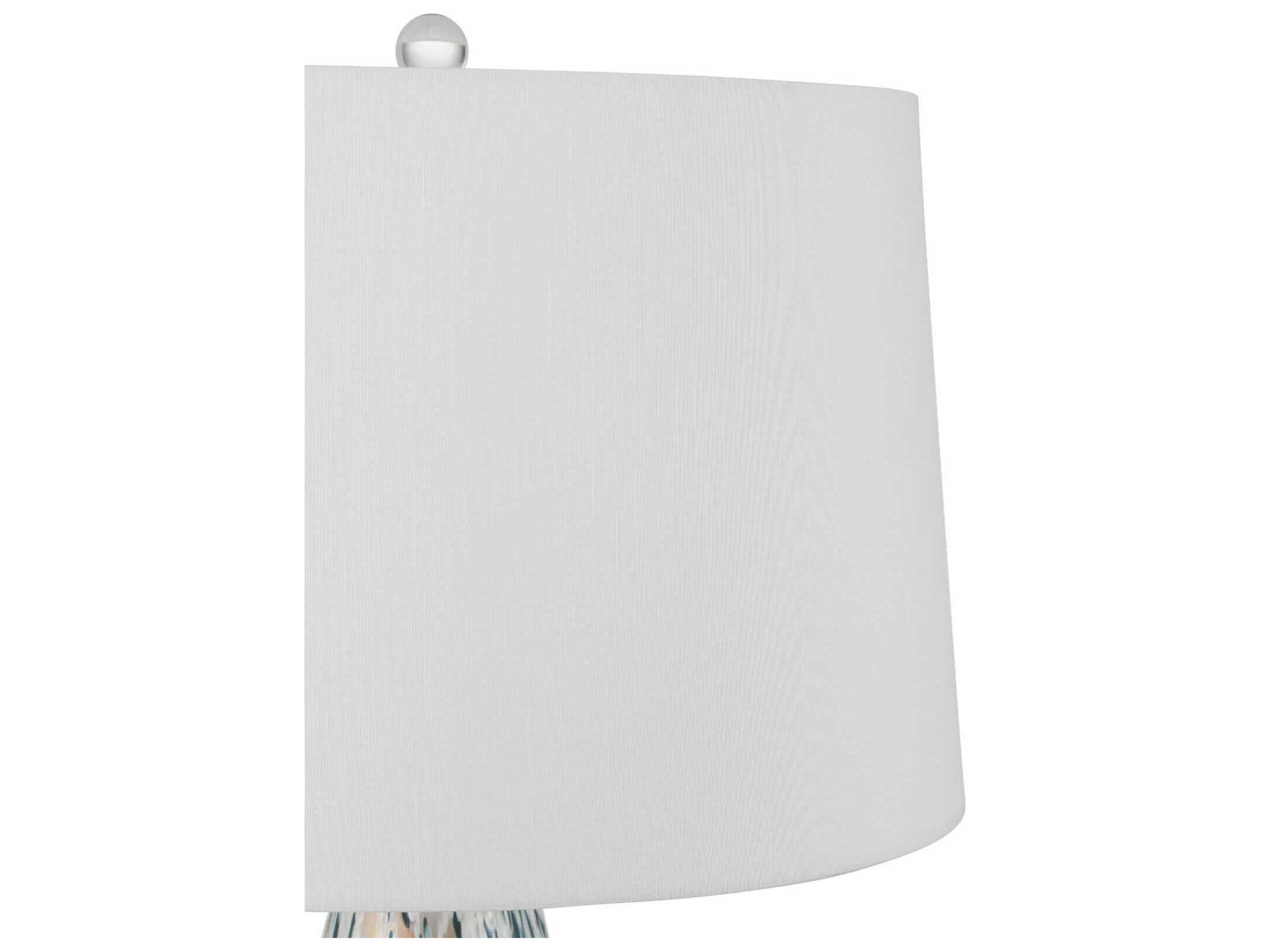 Currey & Company Motte White Green Pale Pink Buffet Lamp