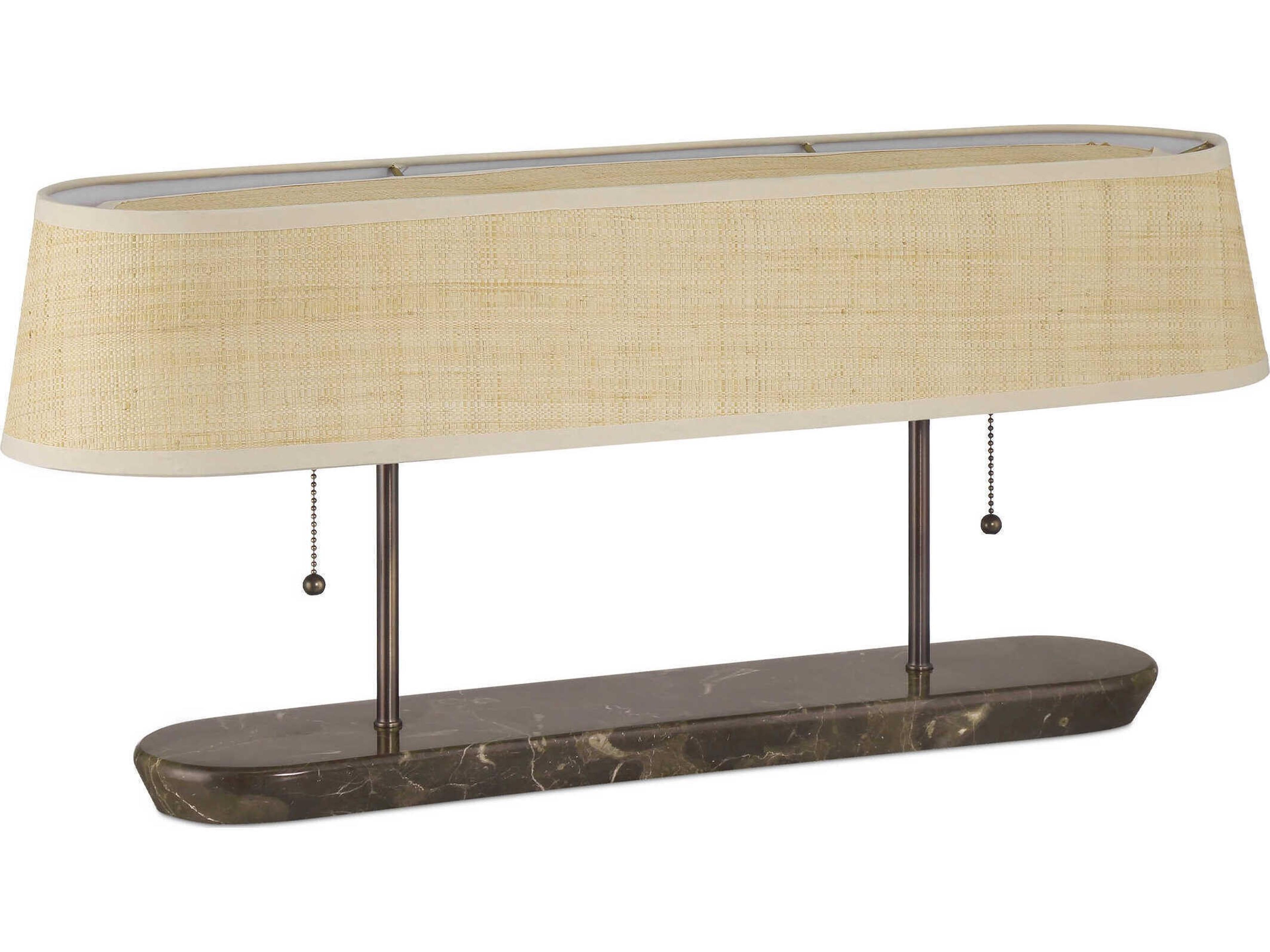 Currey & Company Museum Dark Bronze Brown Desk Lamp