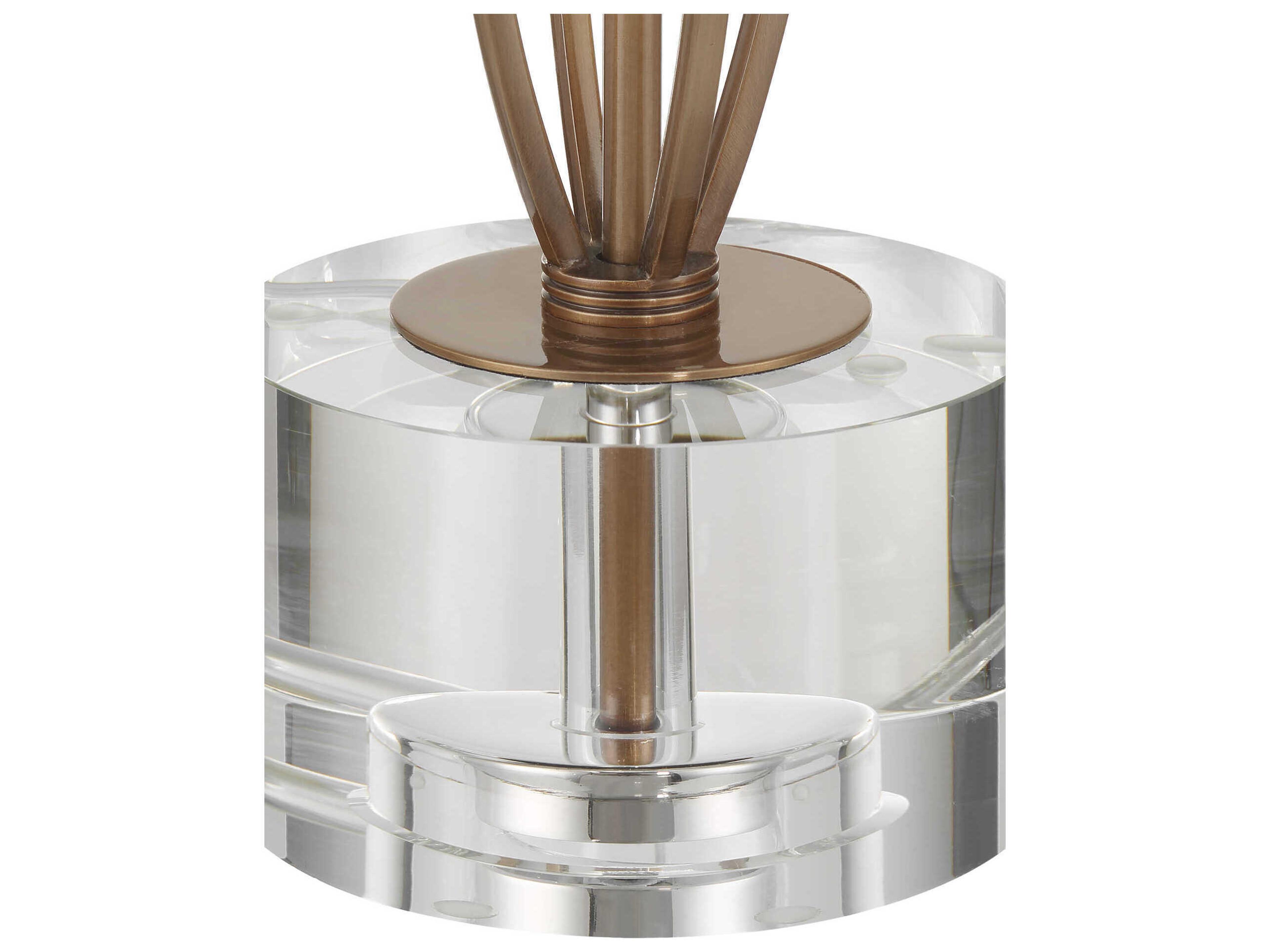 Currey & Company Mizner Antique Brass Buffet Lamp