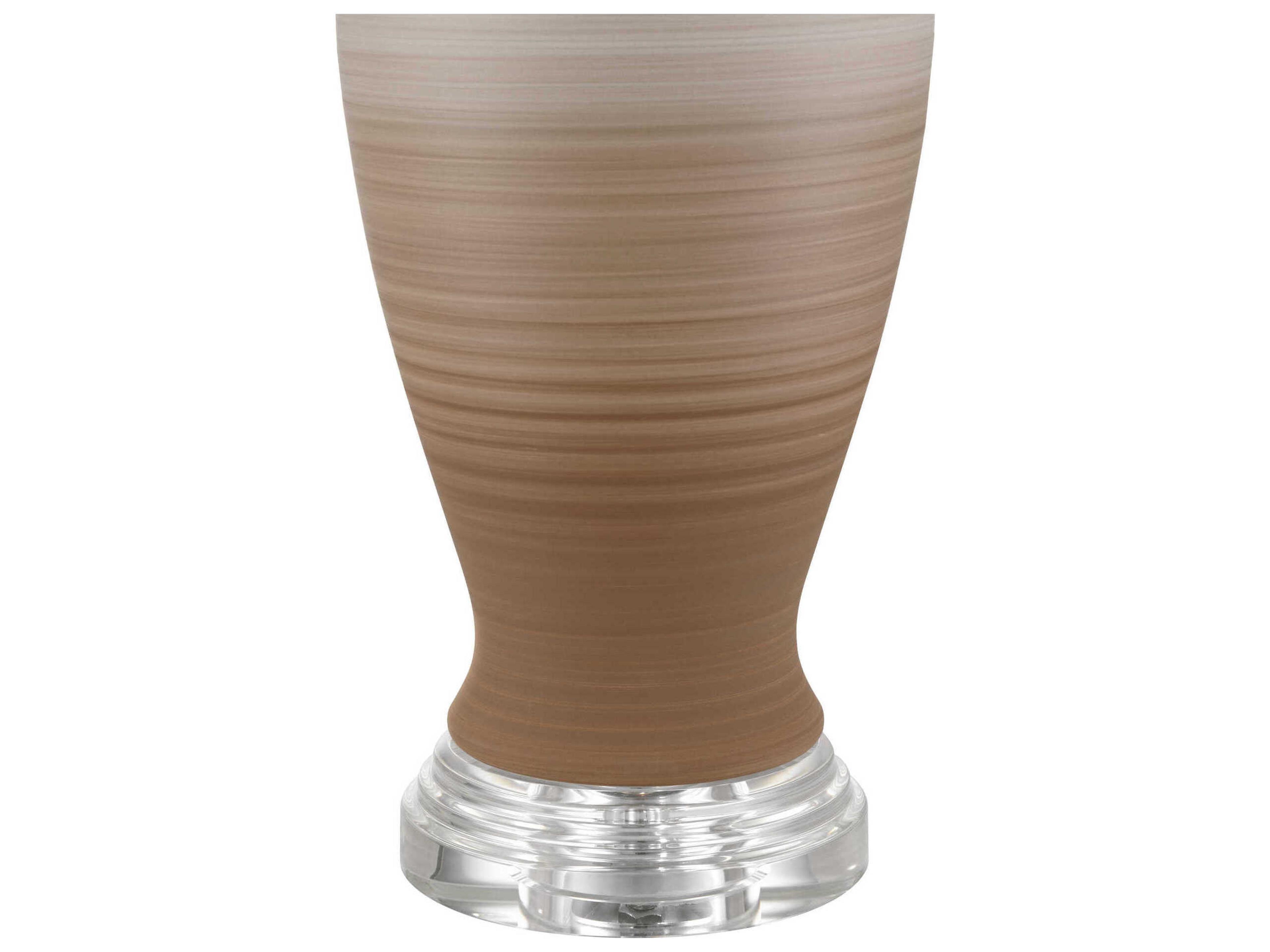 Currey & Company Happy 1-Light Brown Light Blue Buffet Lamp