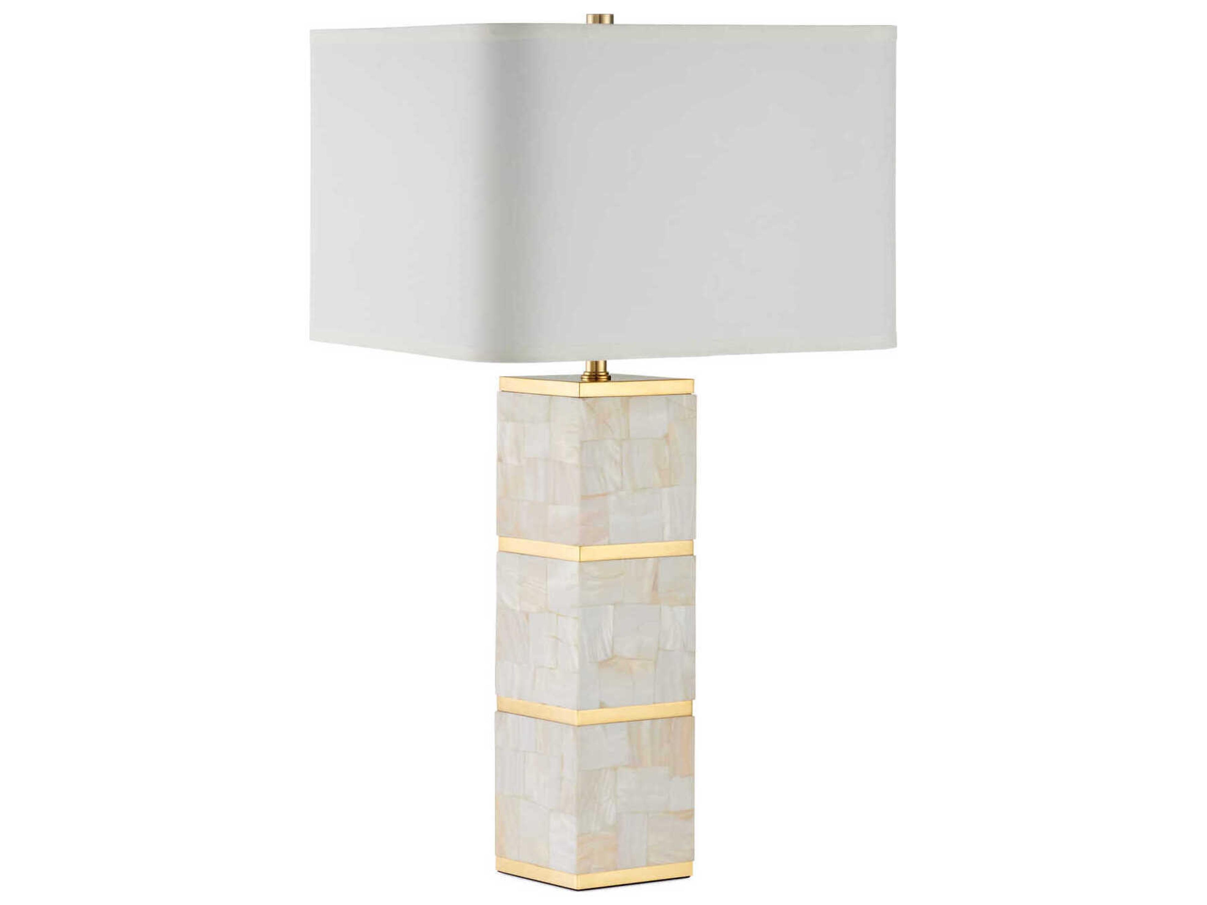 Currey & Company Casey 1-Light Natural Brass Buffet Lamp