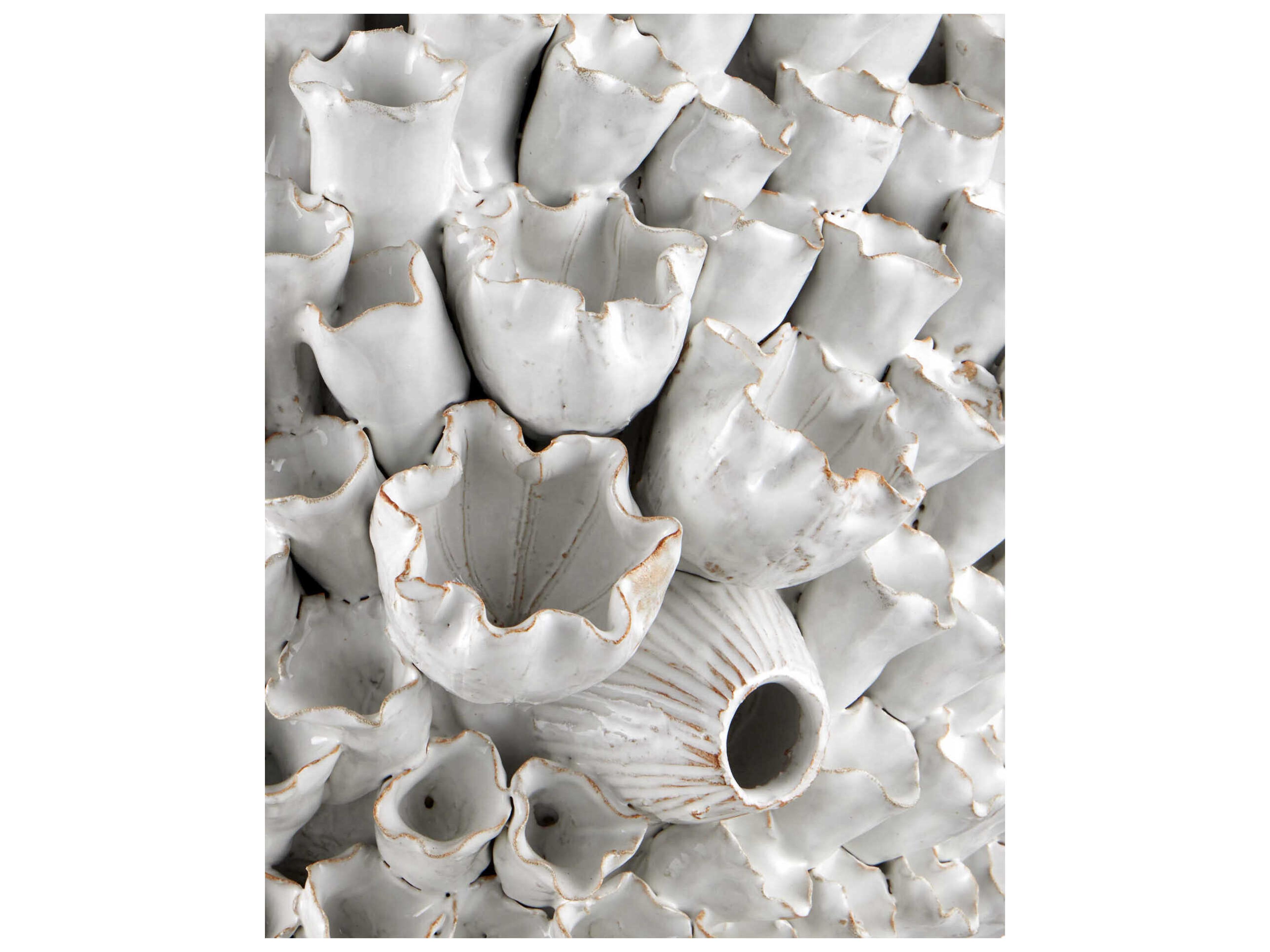 Currey & Company Manitapi White Linen Buffet Lamp