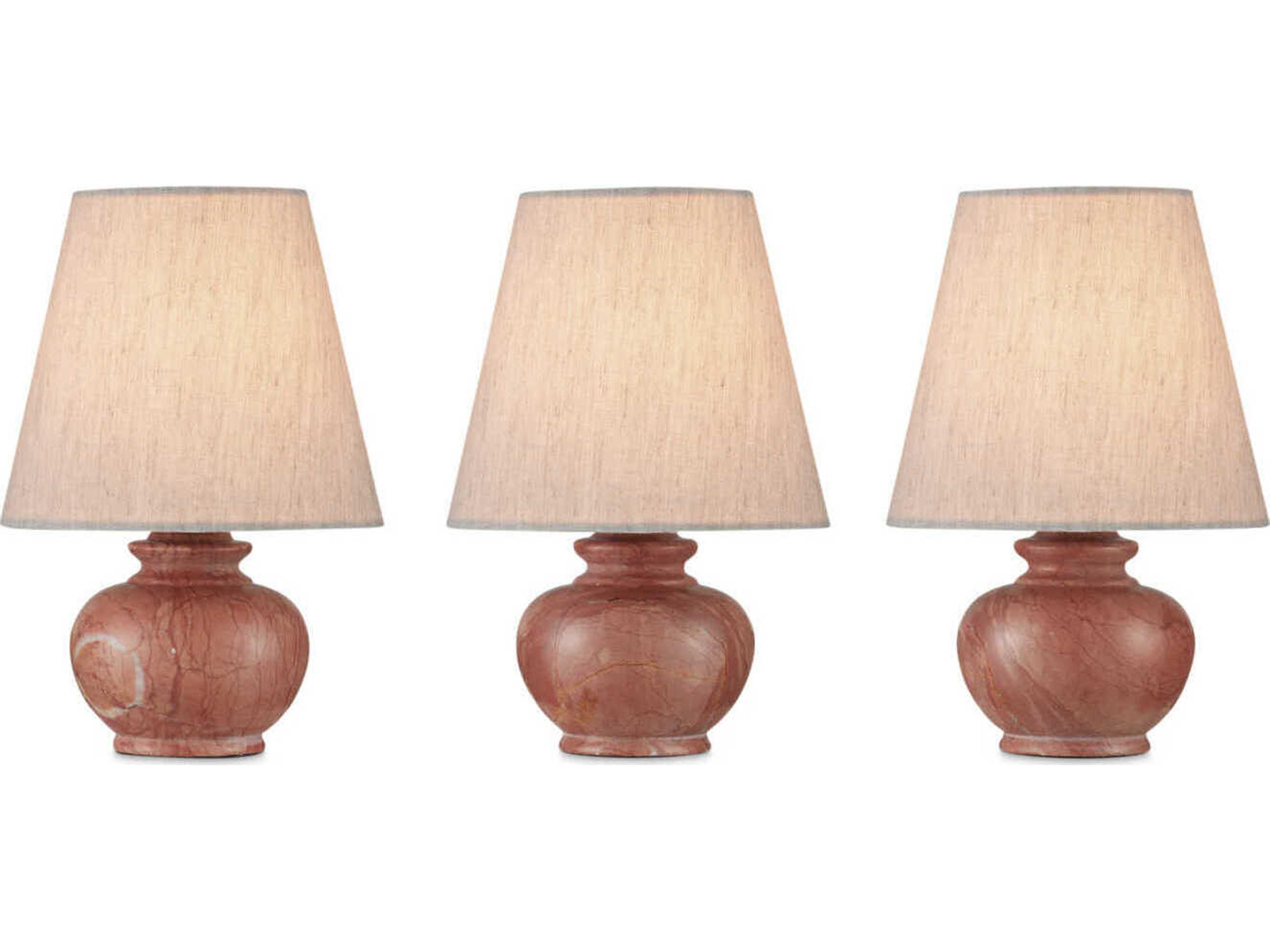 Currey & Company Piccolo 1-Light Natural Rose Table Lamp