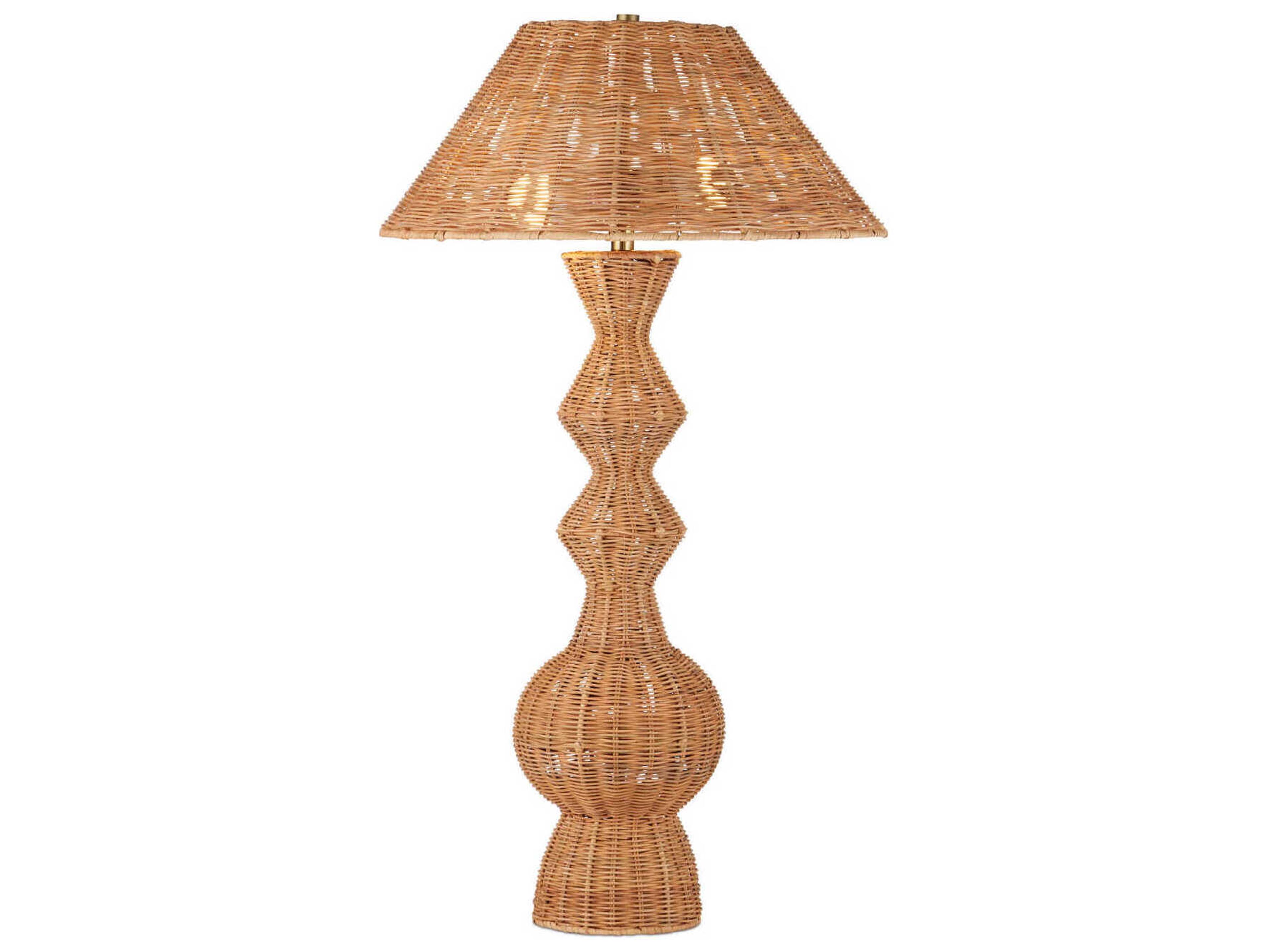 Nirvana Natural Rattan Brown Buffet Lamp