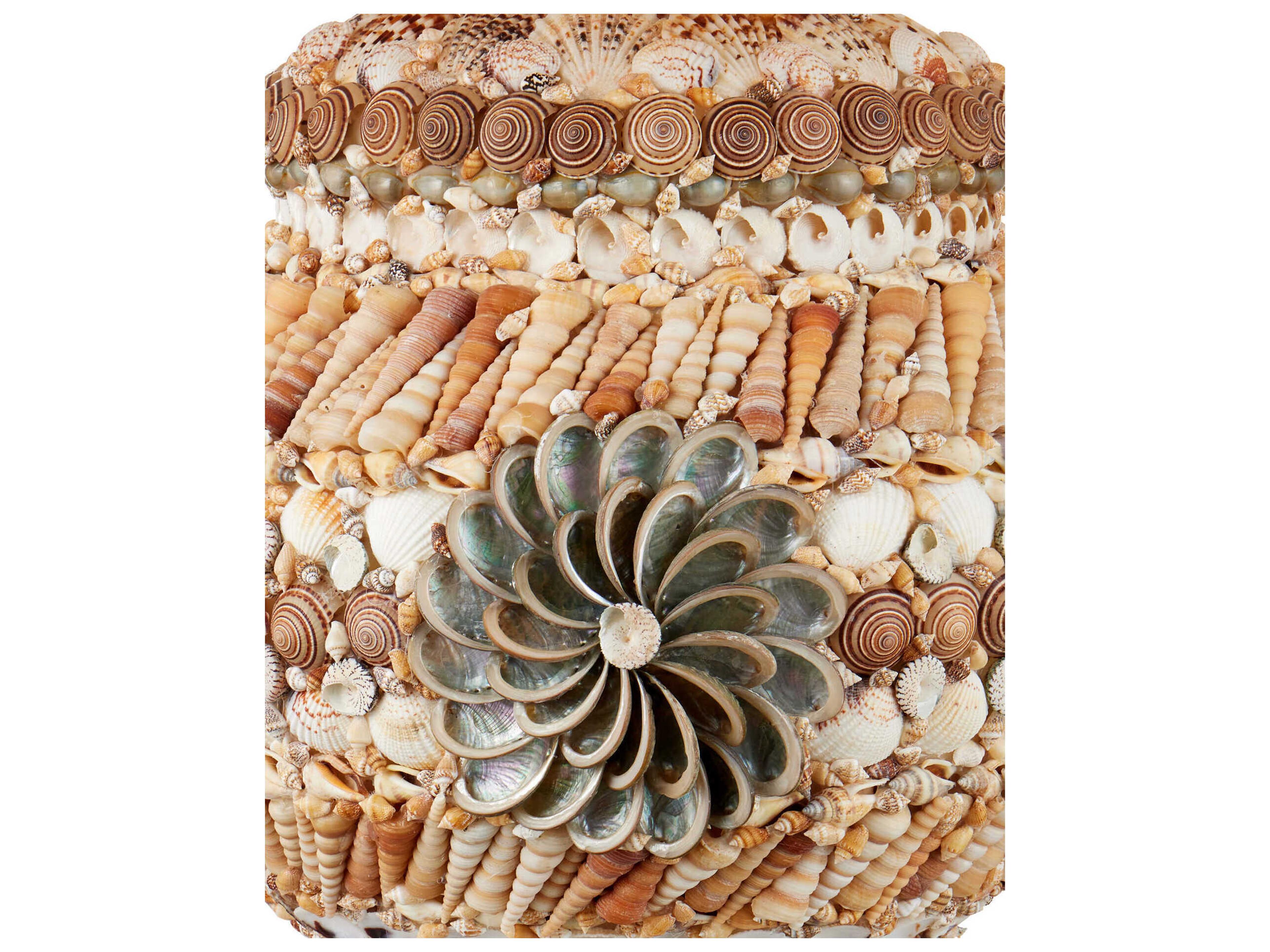 Currey & Company Seascape Natural Light Linen Brown Buffet Lamp