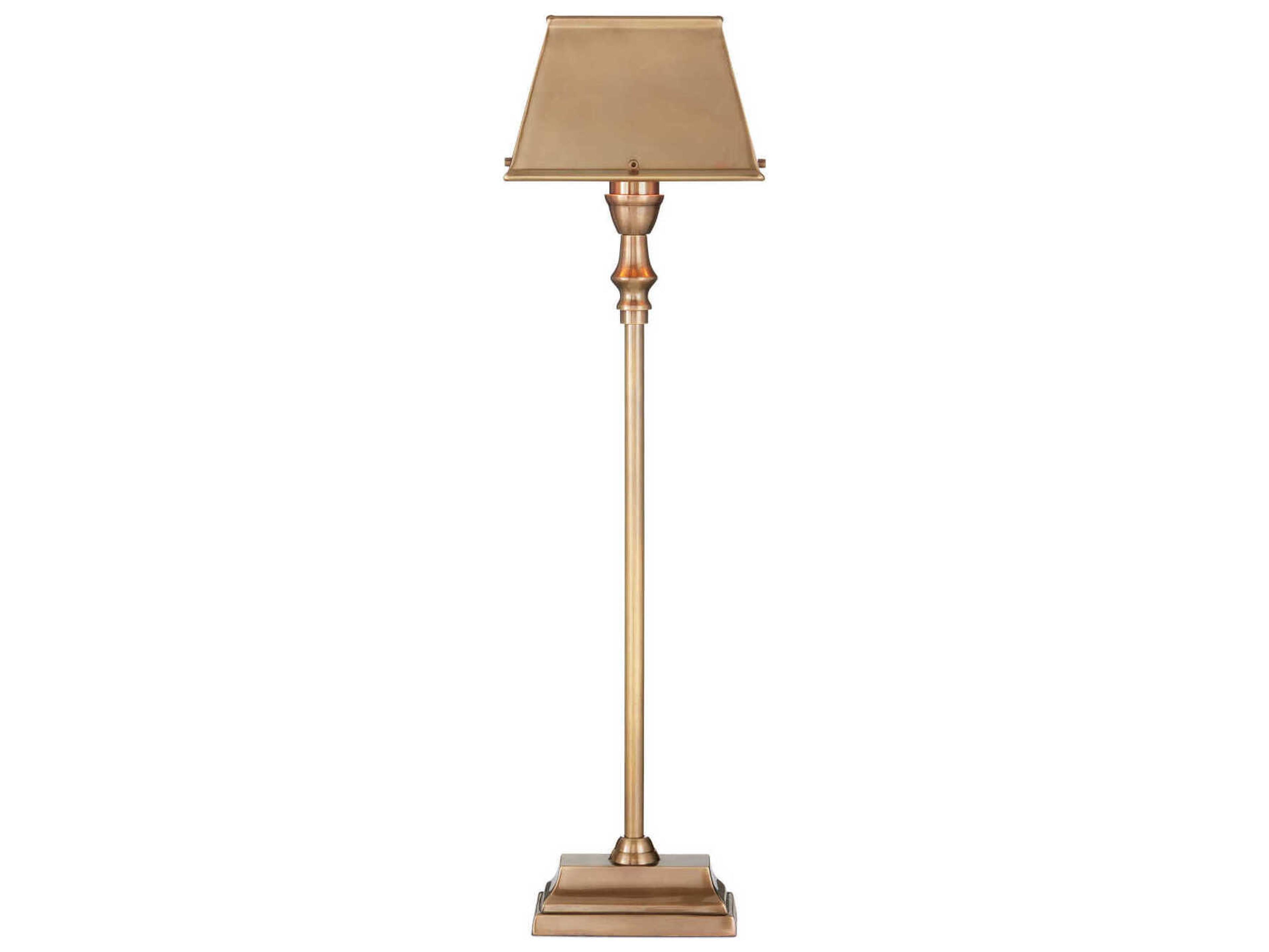 Currey & Company Geddy Antique Brass Table Lamp
