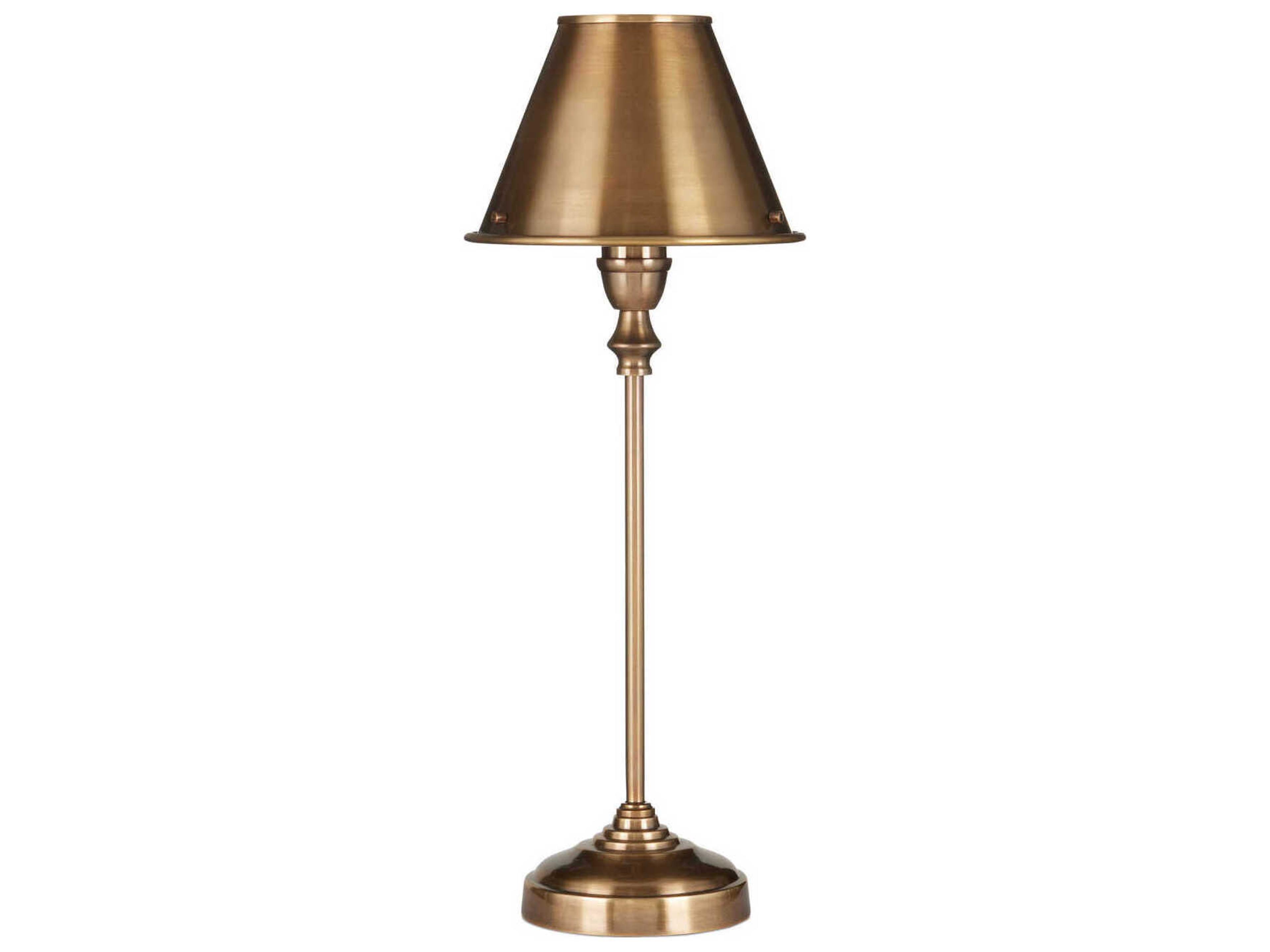 Currey & Company Rowsay Antique Brass Table Lamp
