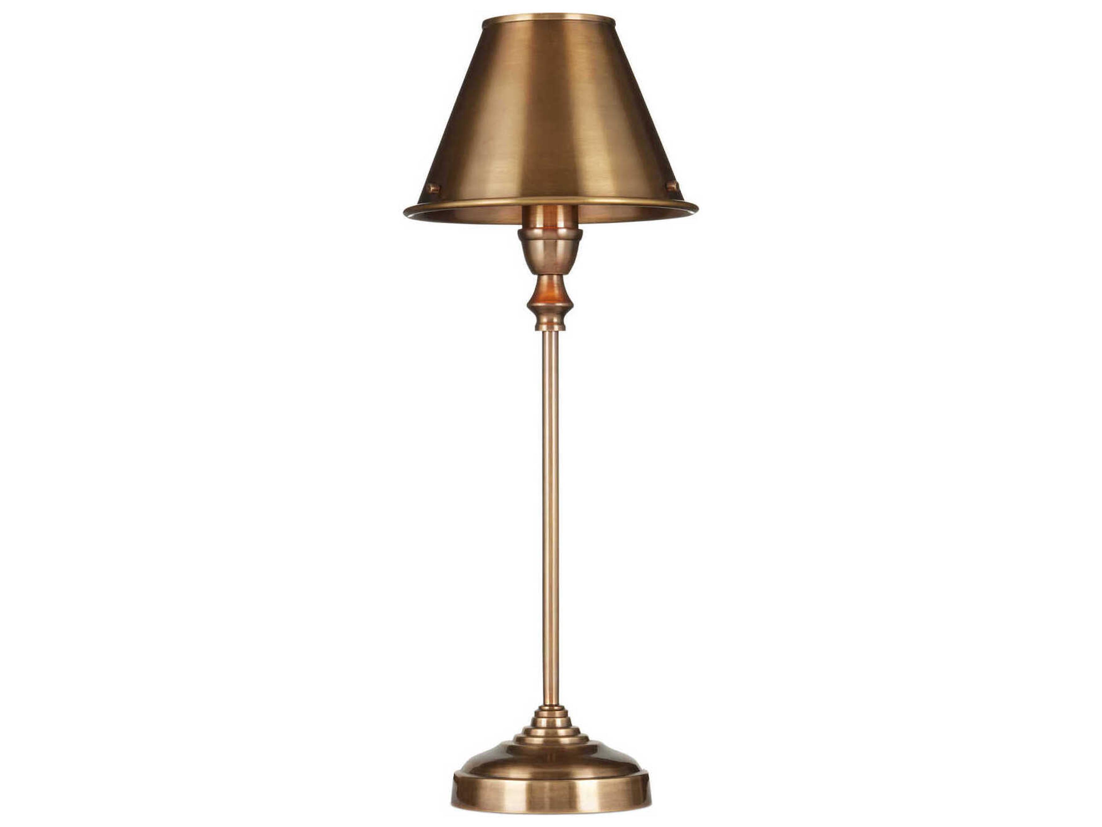 Currey & Company Rowsay Antique Brass Table Lamp