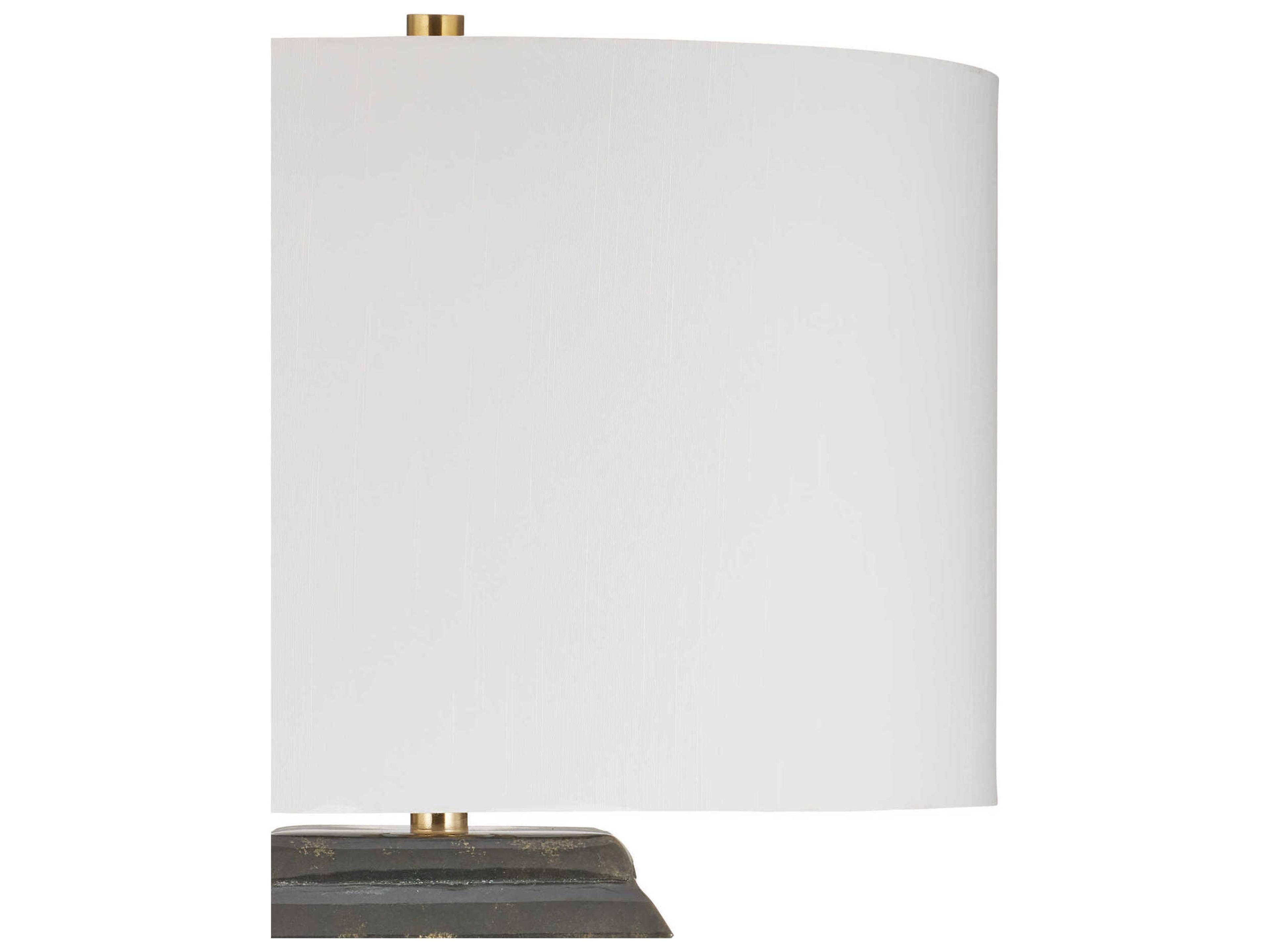 Currey & Company Balustrade Distressed Light Black Buffet Lamp