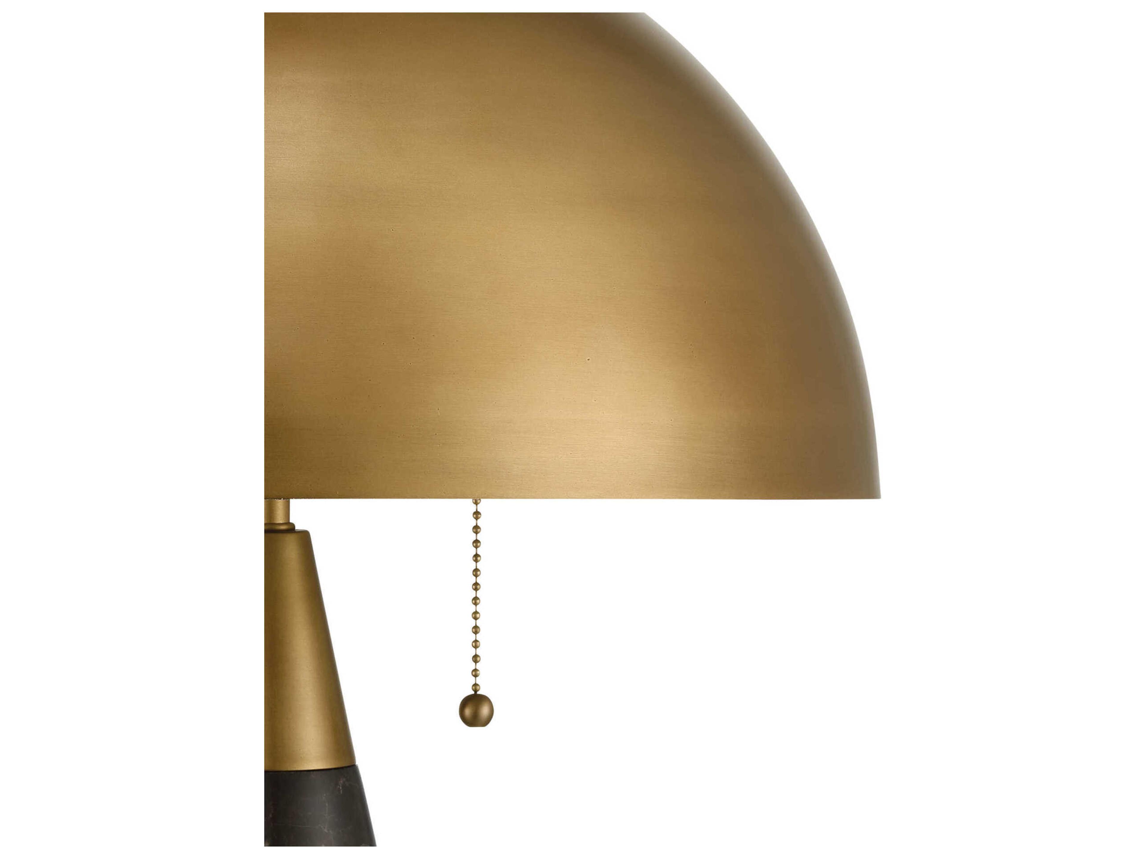 Currey & Company Edith Coffee Brown Antique Brass Metal Table Lamp