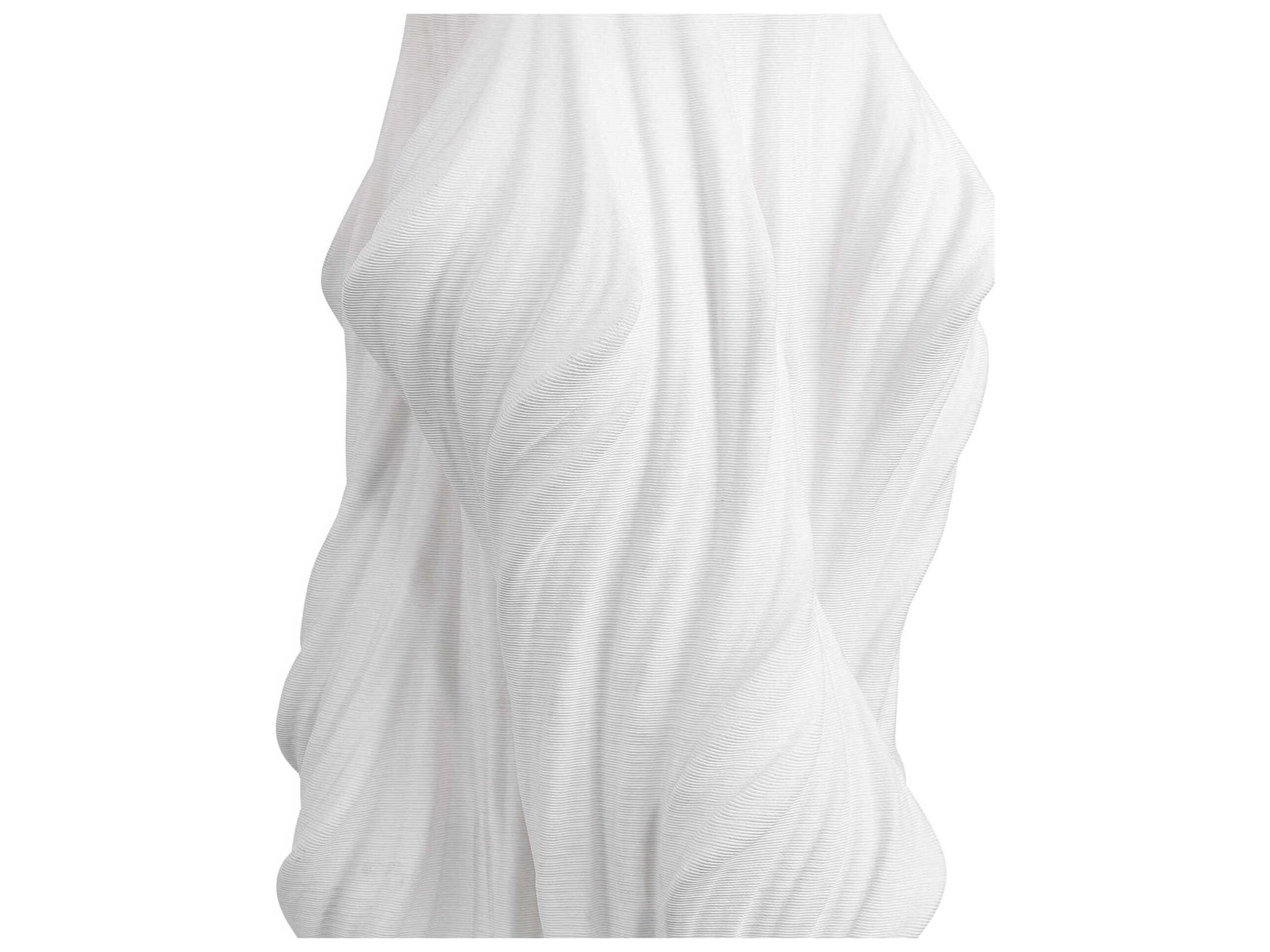 Currey & Company Watershed White Polyester Buffet Lamp