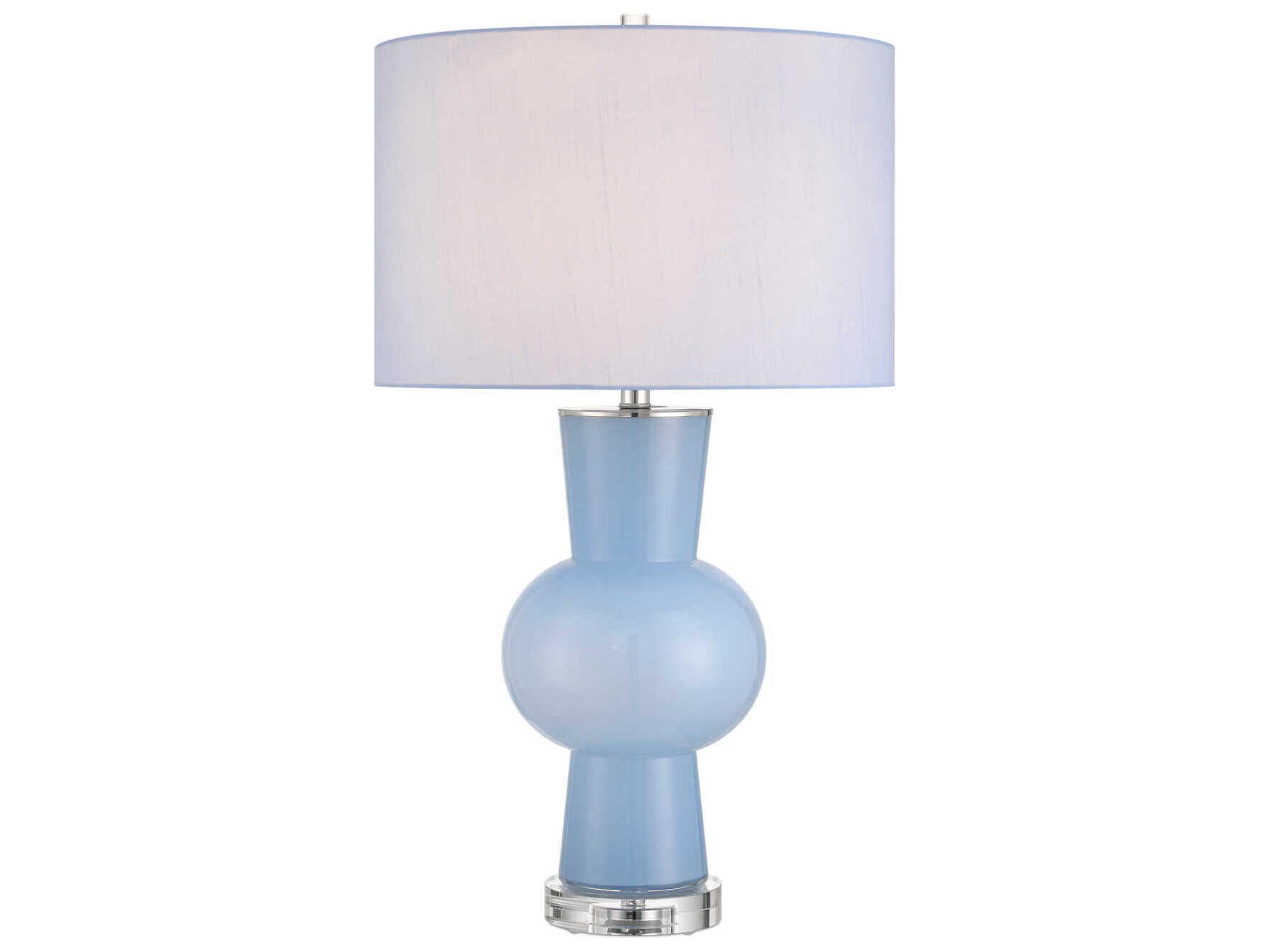 Duende Blue Light Polyester Clear Buffet Lamp