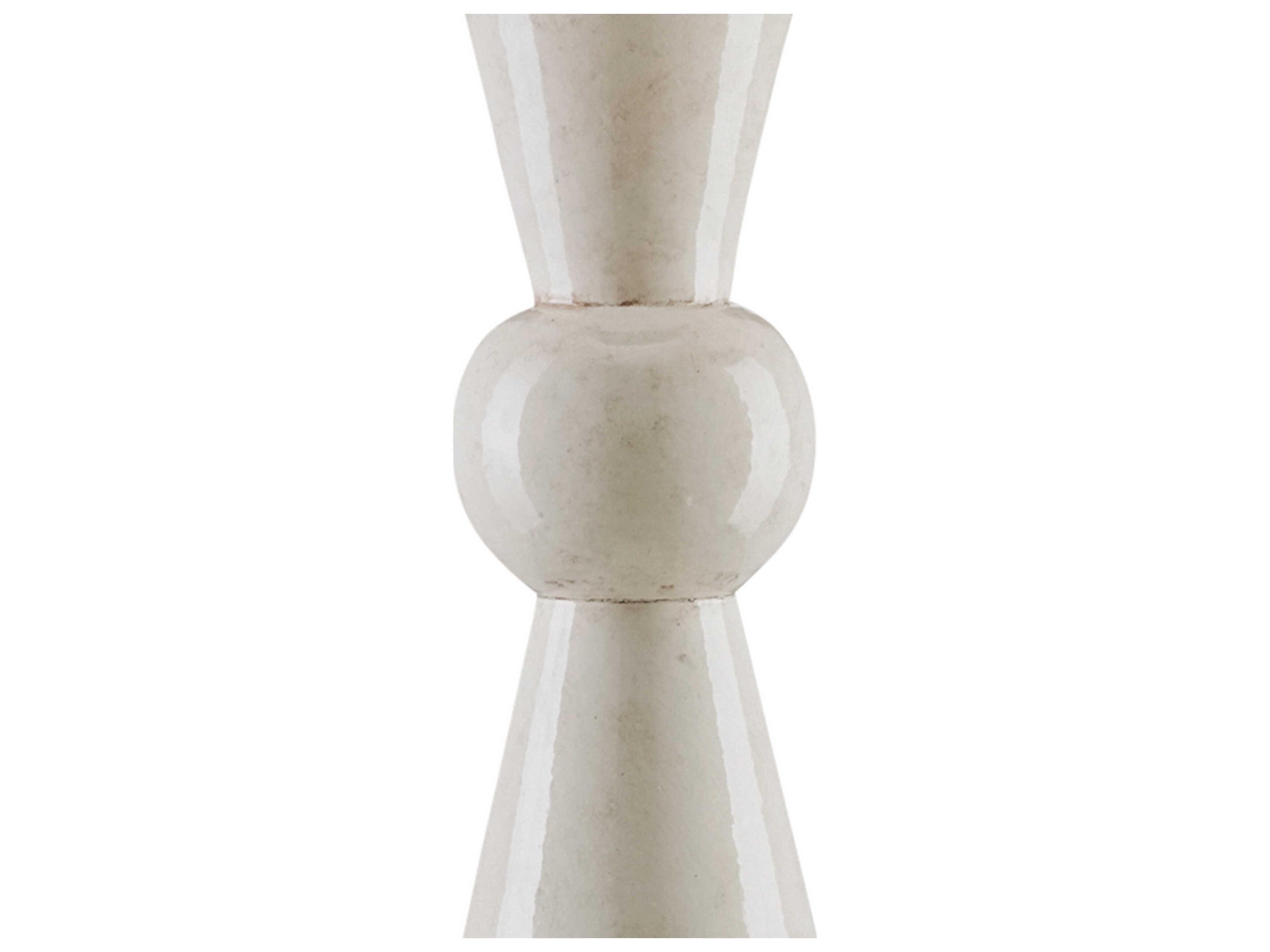 Currey & Company Upbeat Antique White Table Lamp