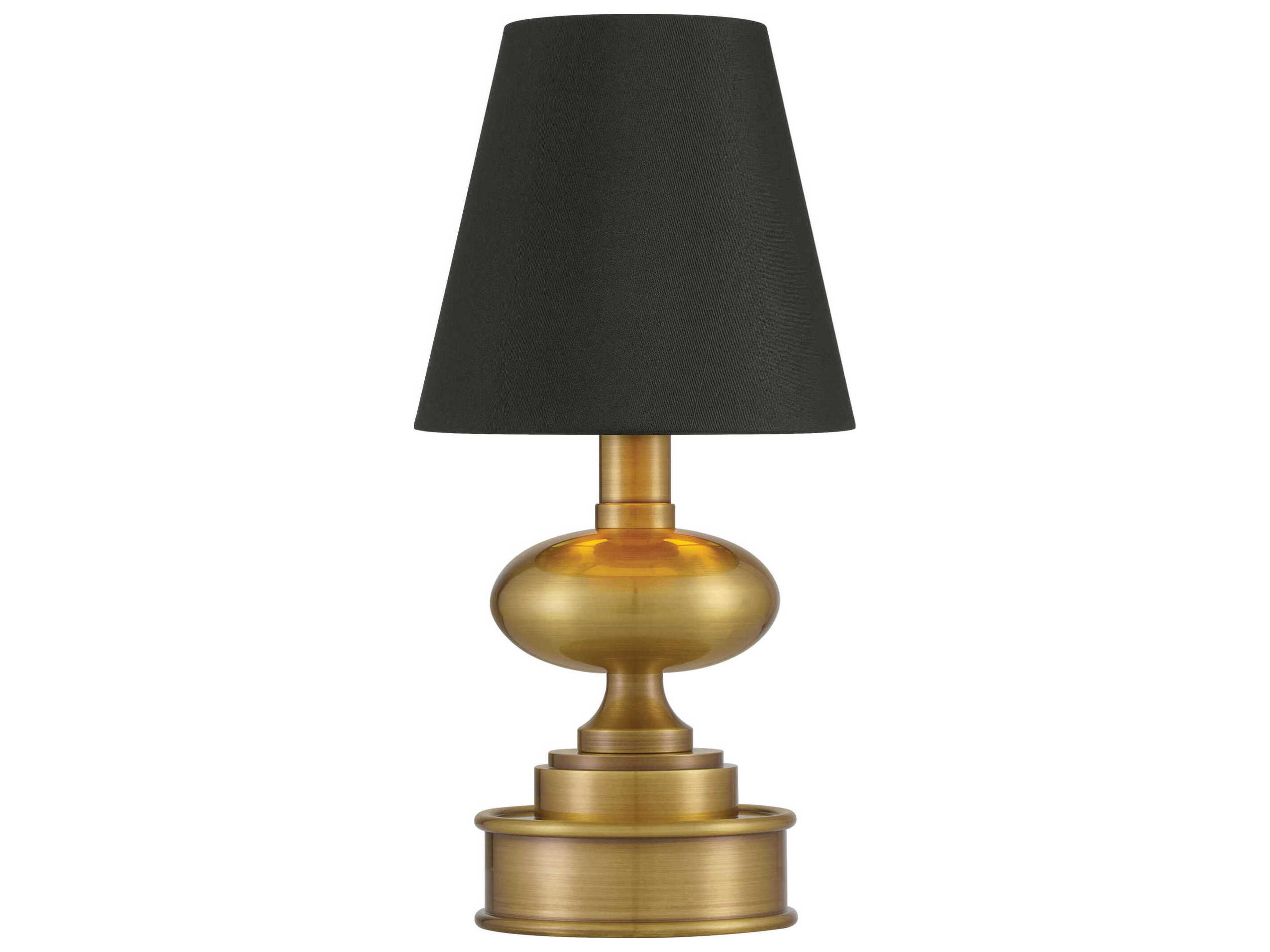 Currey & Company Galavant Brass Black Shantung Table Lamp