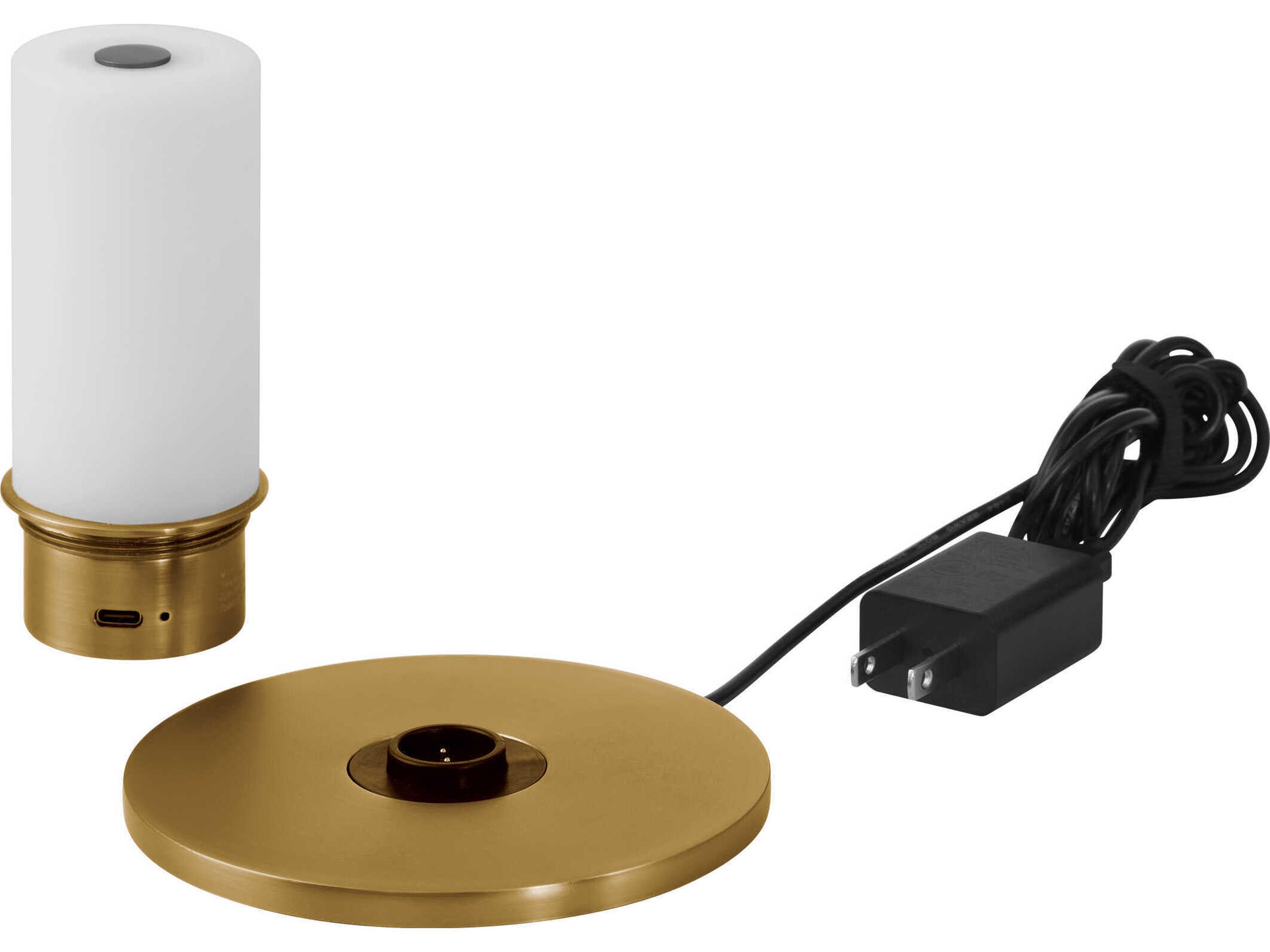 Currey & Company Saunter Brass Off White Shantung Table Lamp