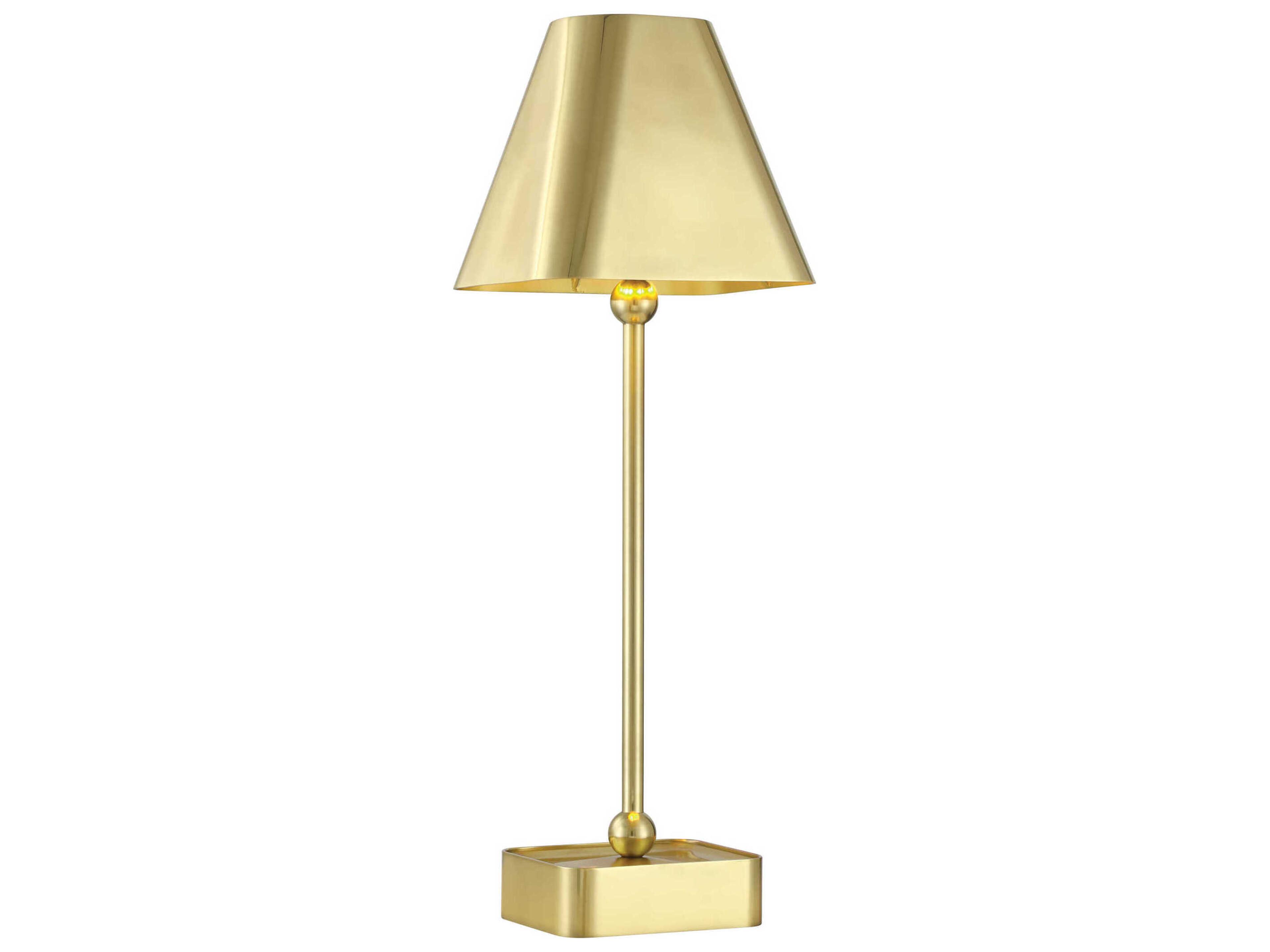 Currey & Company Gadabout Polished Brass Table Lamp
