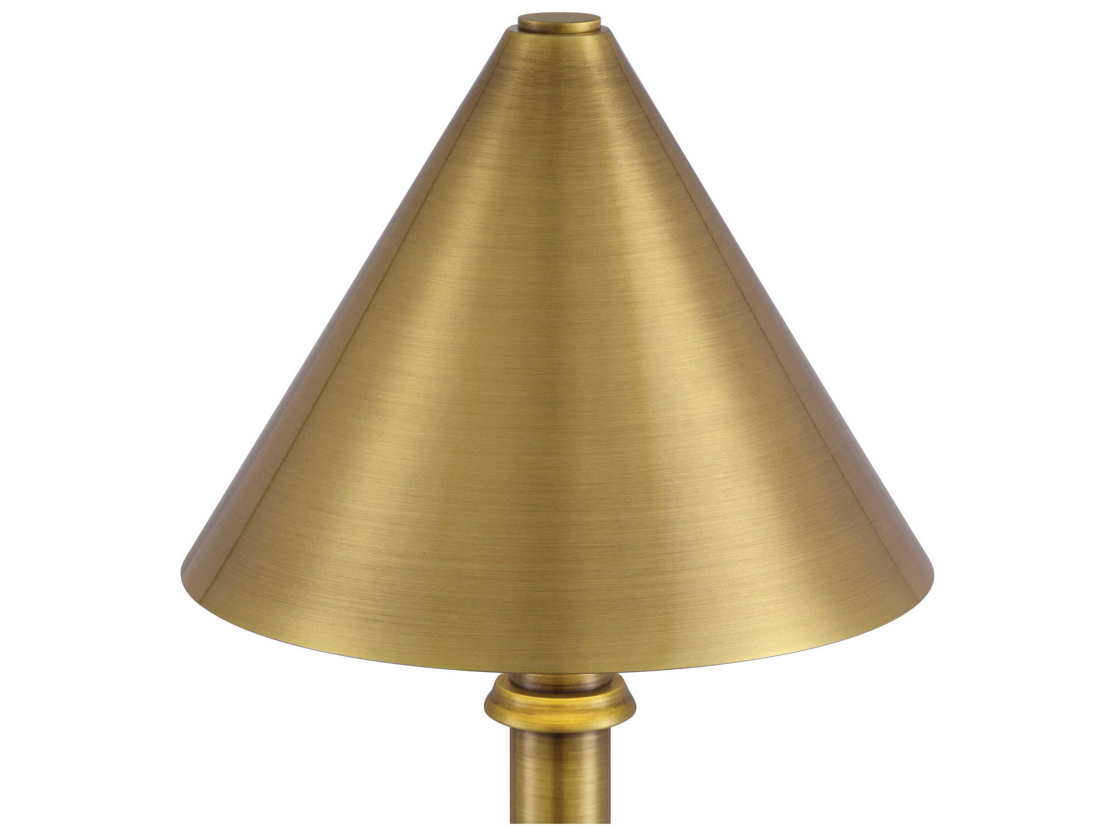 Currey & Company Traipse Brass Polished Metal Table Lamp