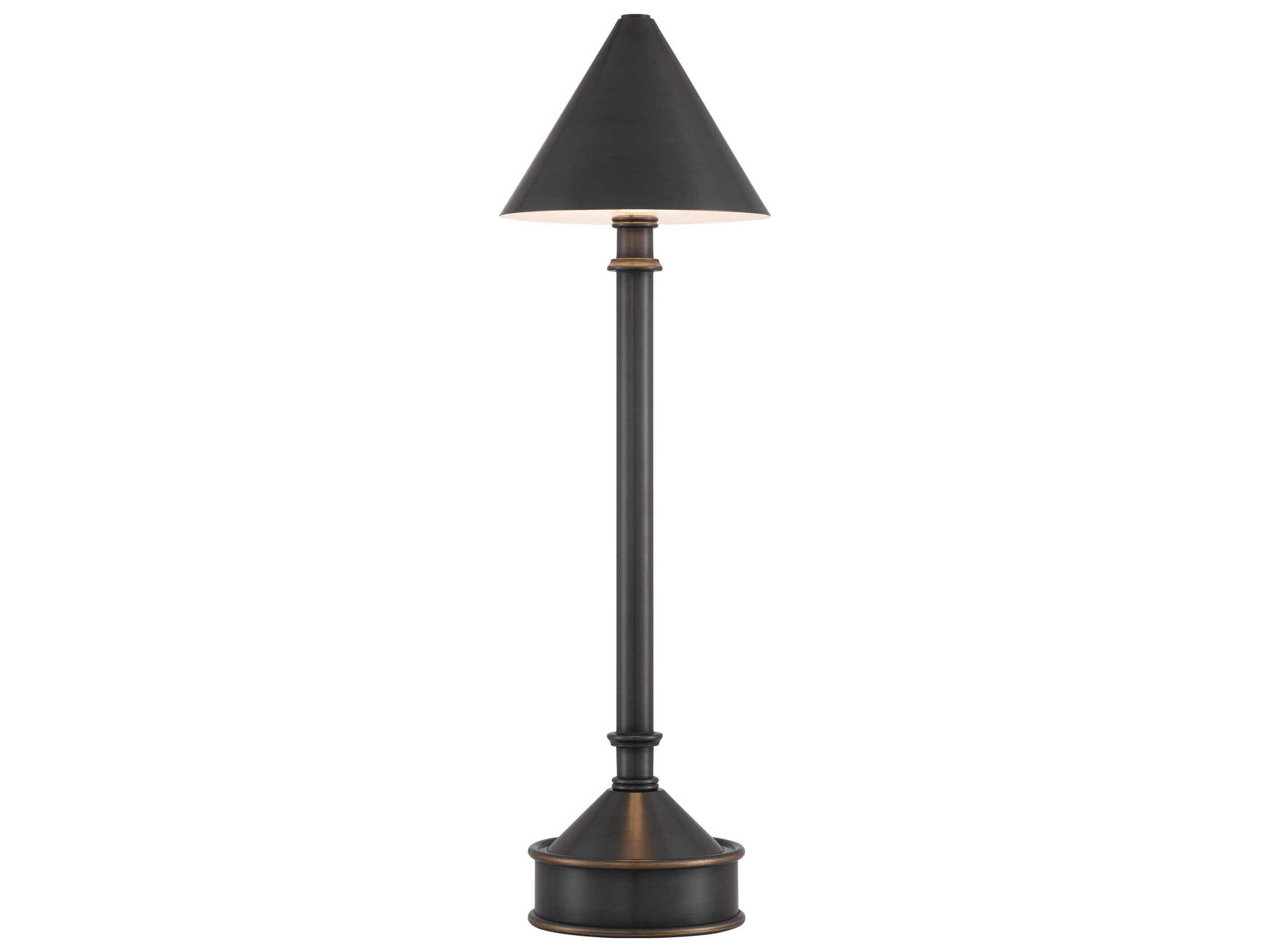 Currey & Company Traipse Oil Rubbed Bronze Metal Table Lamp