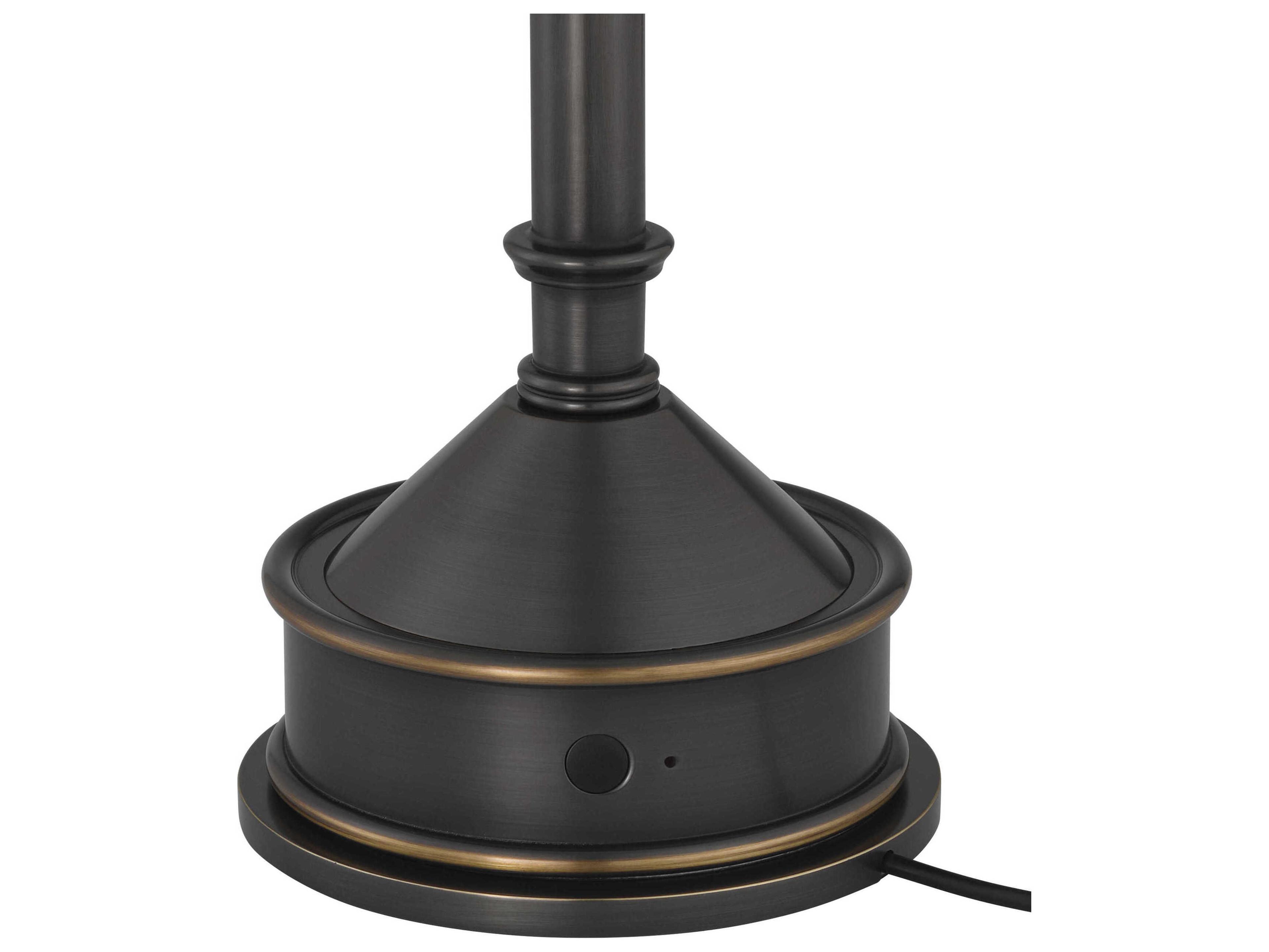 Currey & Company Traipse Oil Rubbed Bronze Metal Table Lamp