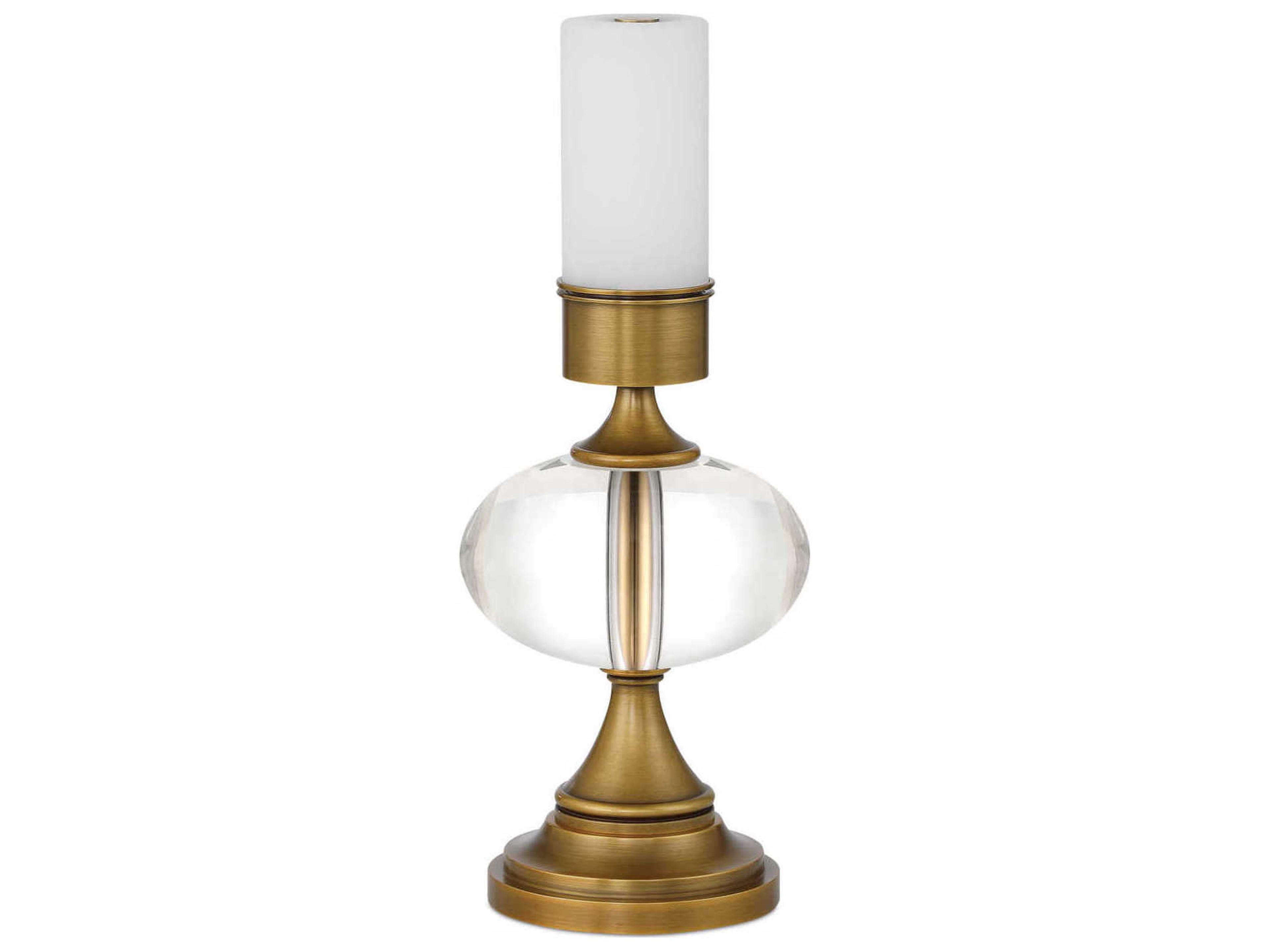 Currey & Company Sashay Polished Antique Brass Table Lamp