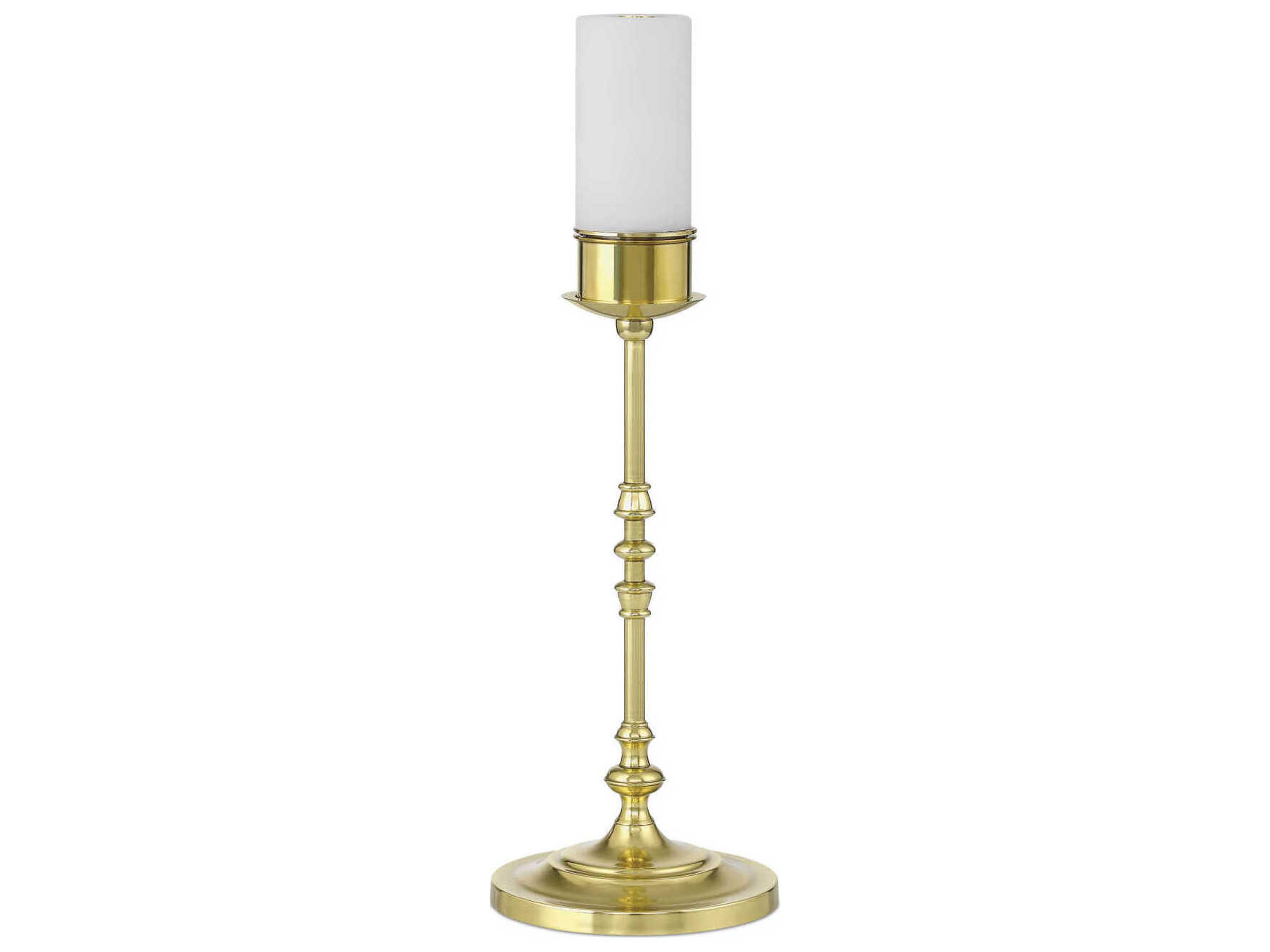 Currey & Company Deauville Natural Polished Brass Metal Rattan Table Lamp