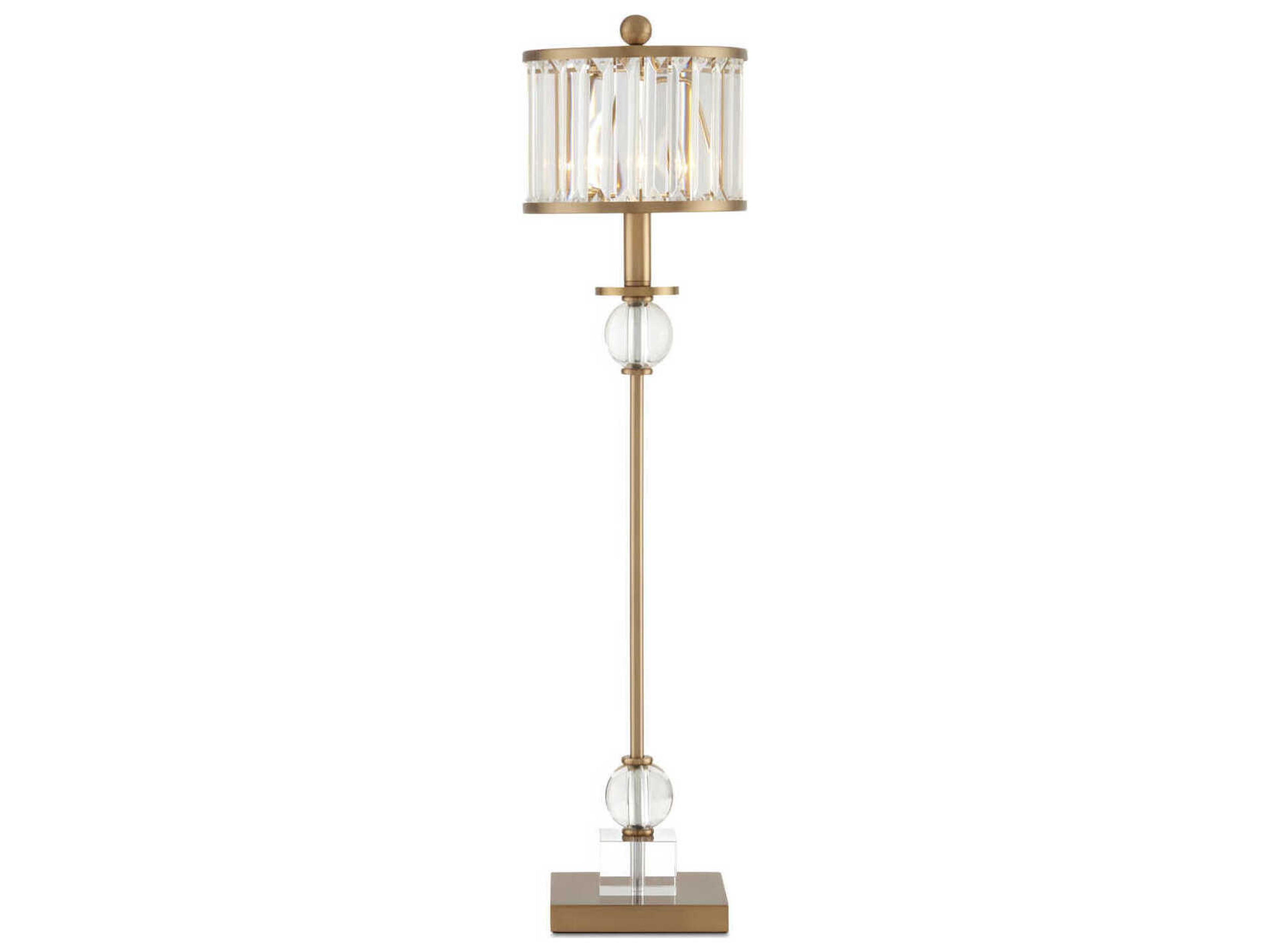 Parfait Table Lamp with Crystal Prism Shade