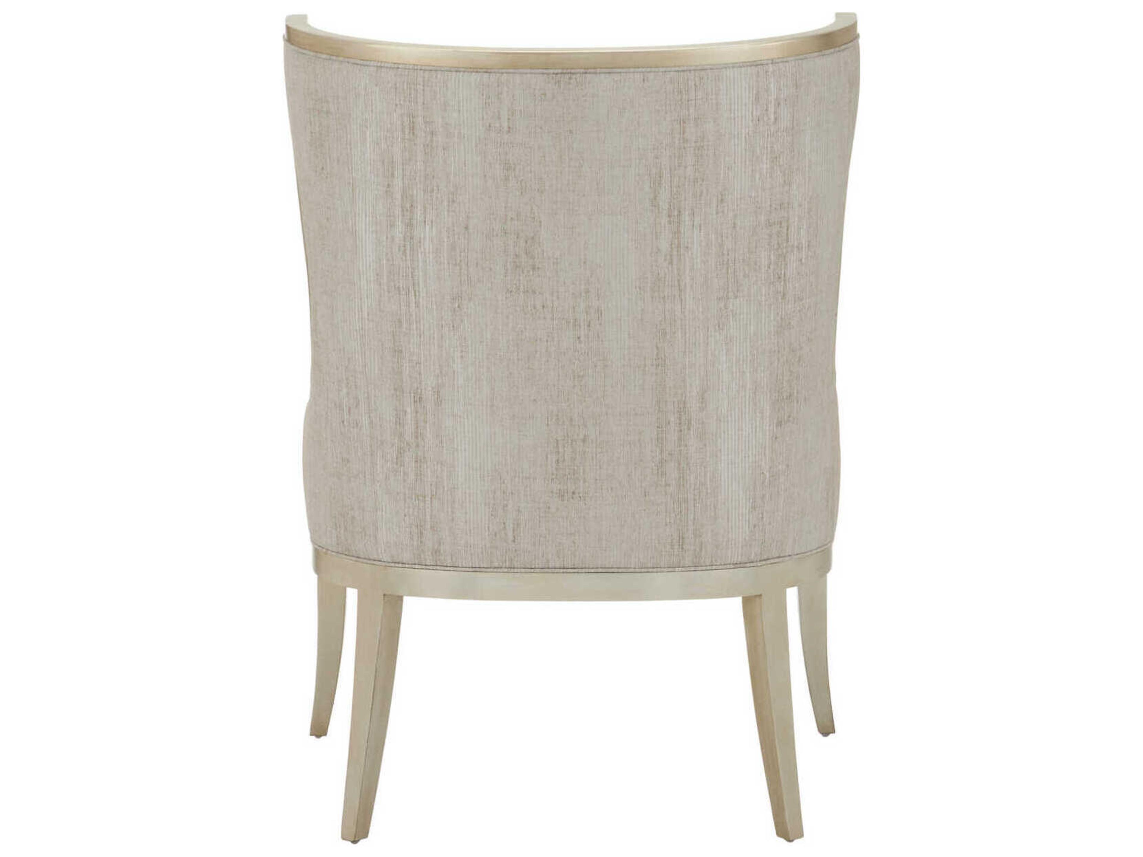 Currey & Company Garson Silver Fabric Accent Chair