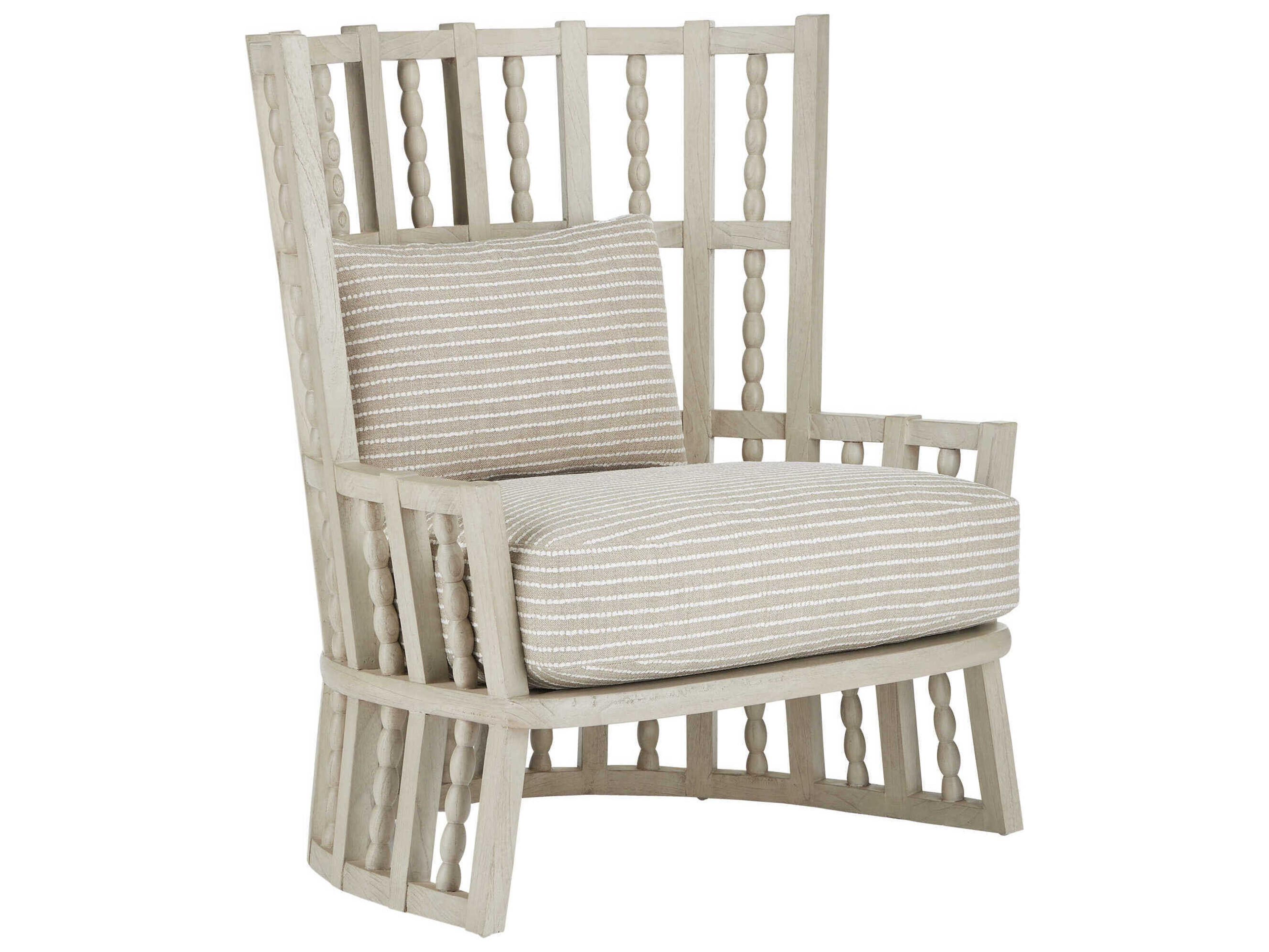 Vistas Beige Fabric Accent Chair