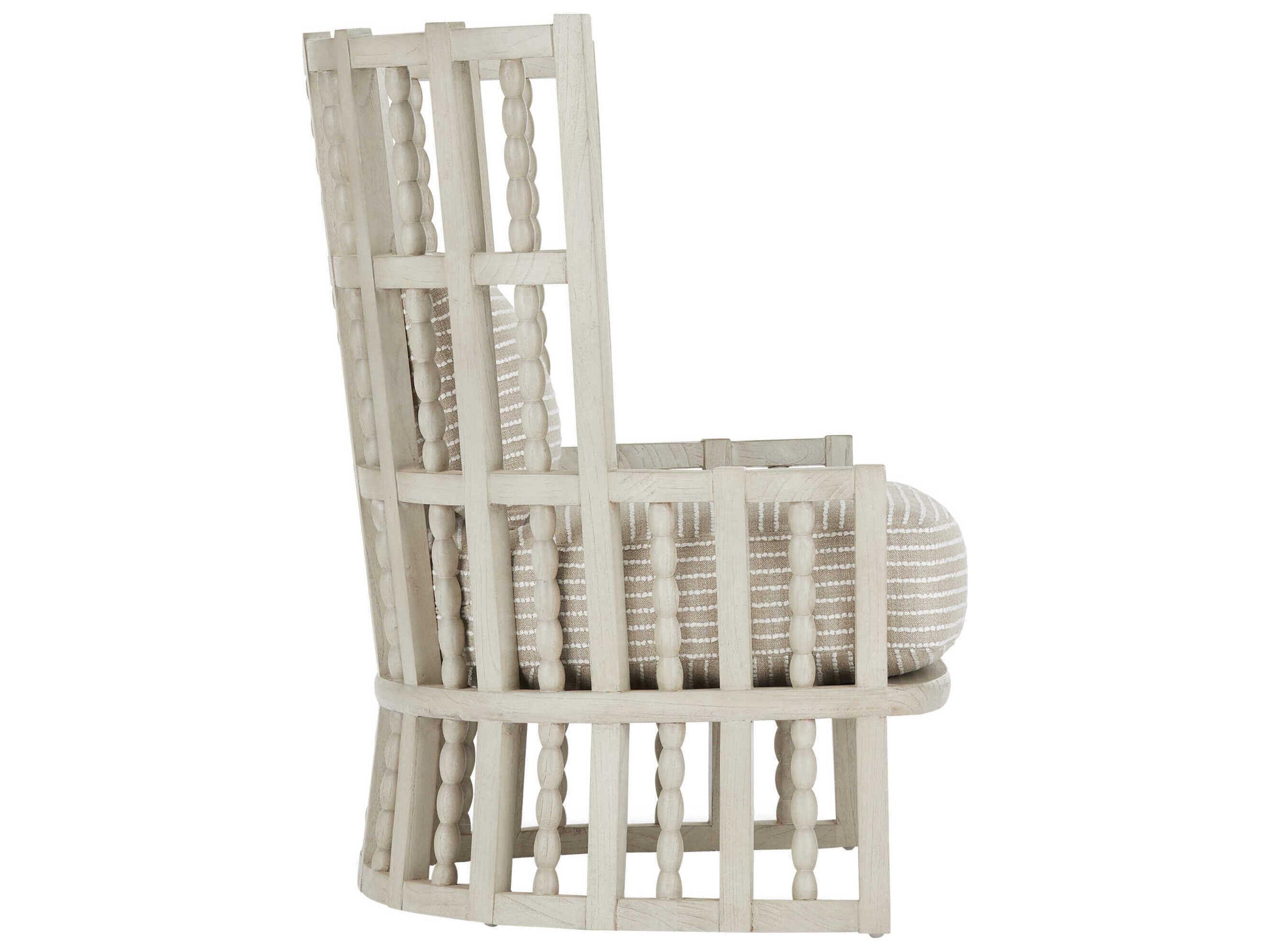 Luxecor Vistas Beige Fabric Accent Chair