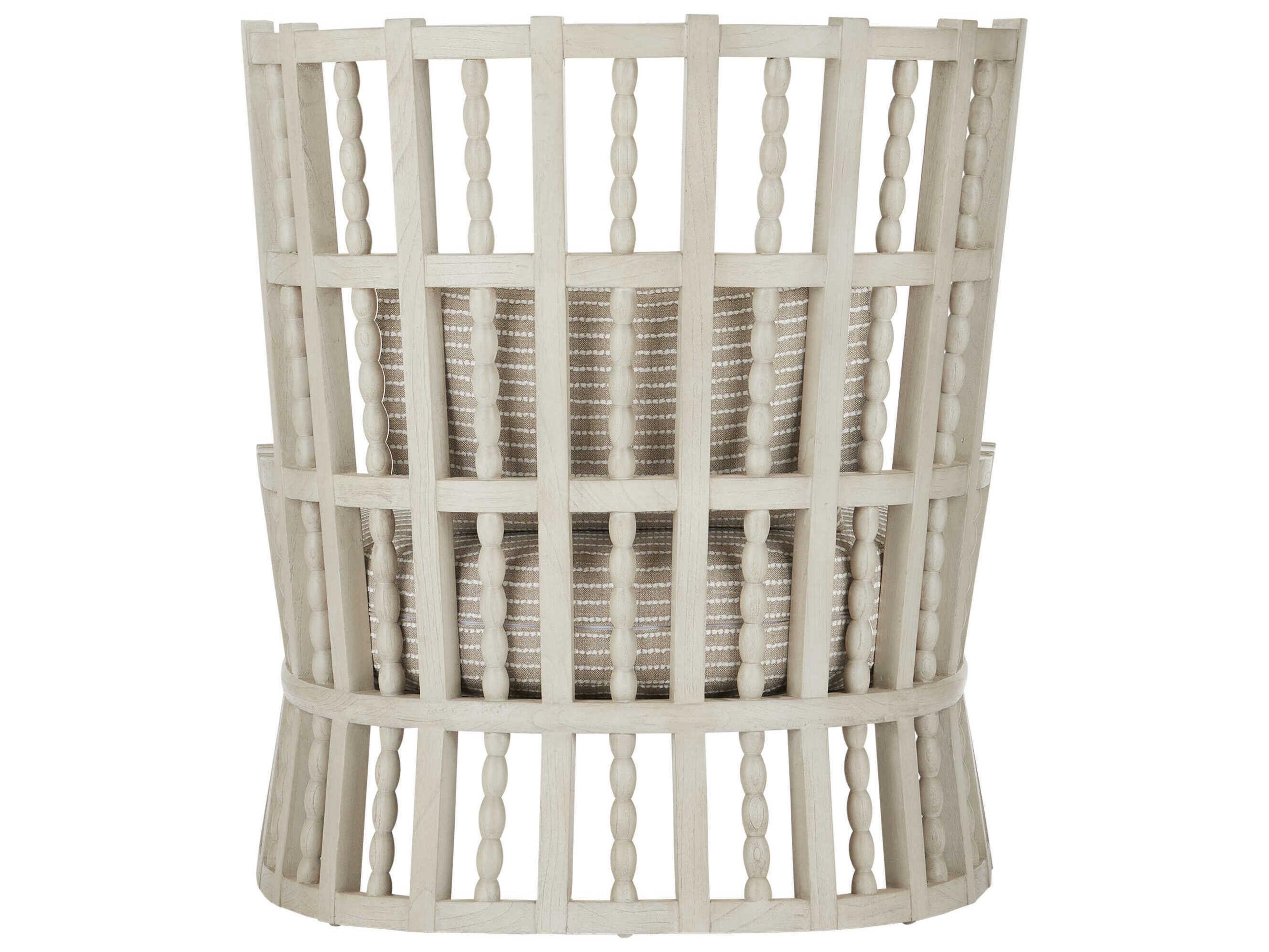 Luxecor Vistas Beige Fabric Accent Chair