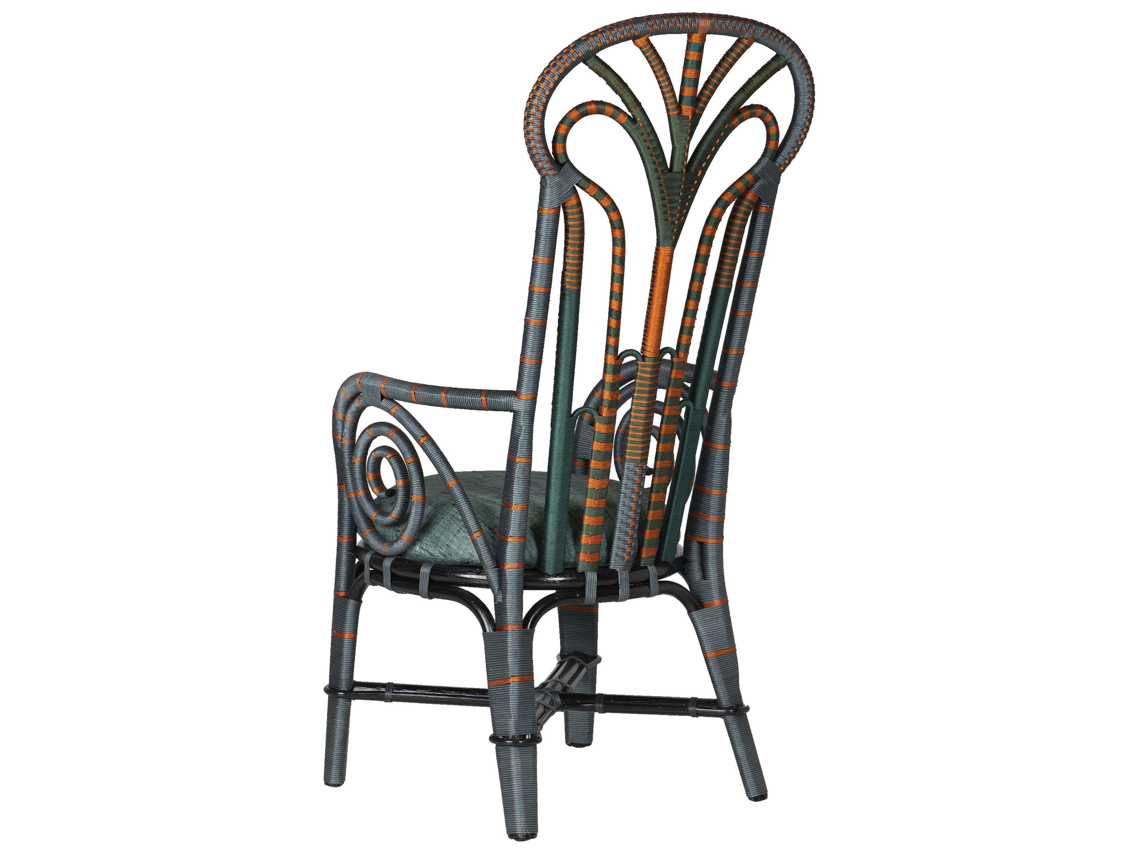 Currey & Company Benin Green Accent Chair