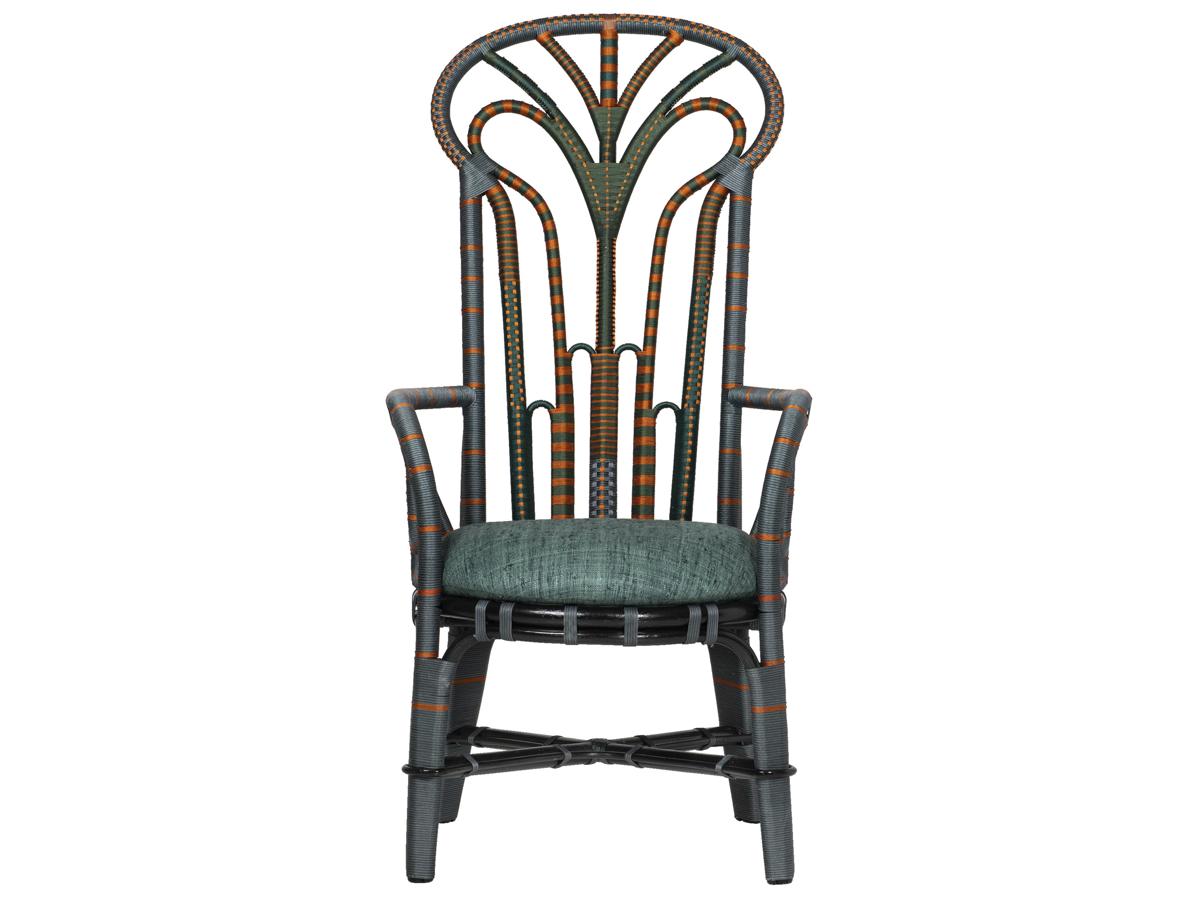Currey & Company Benin Green Accent Chair