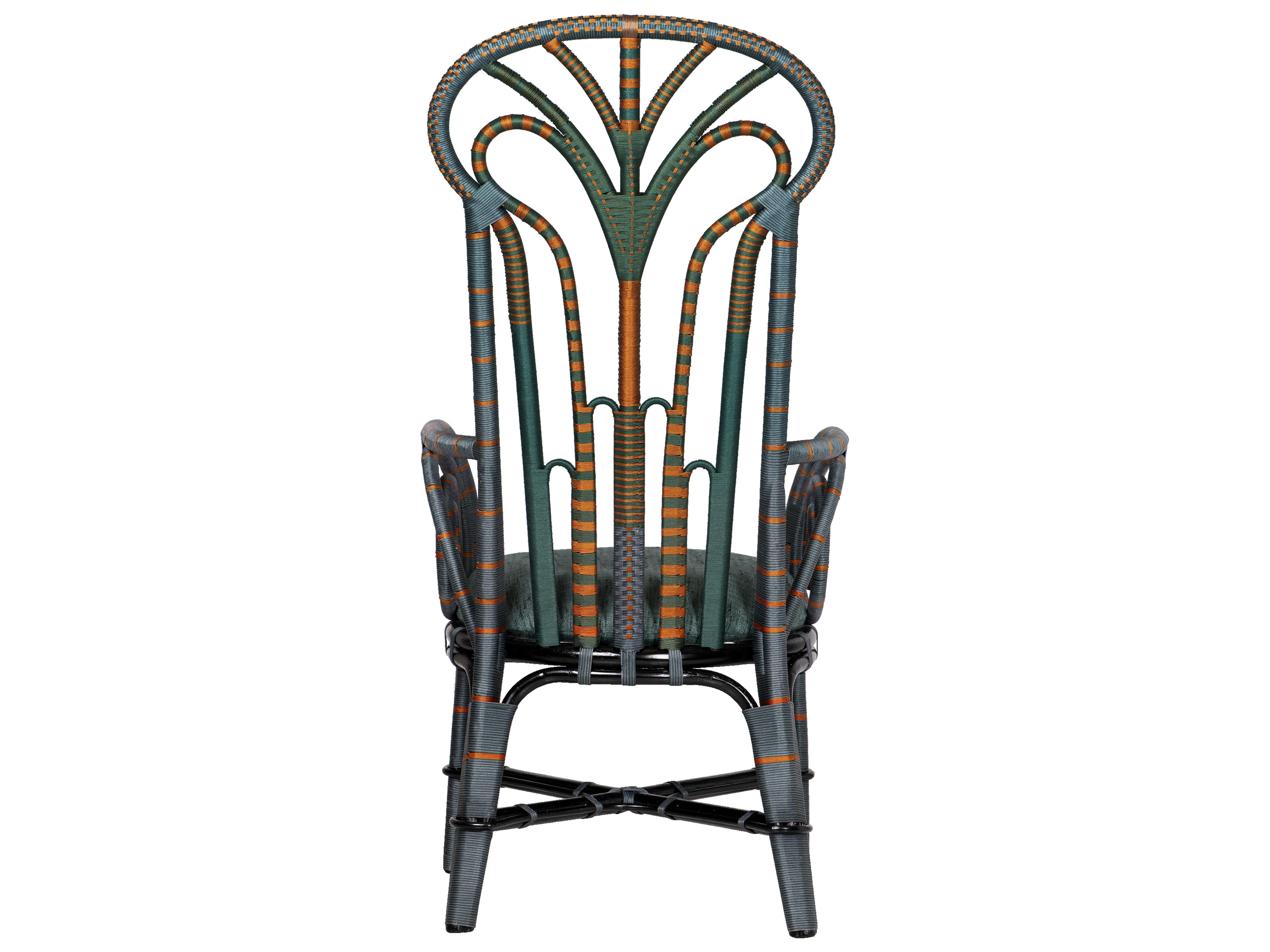 Currey & Company Benin Green Accent Chair
