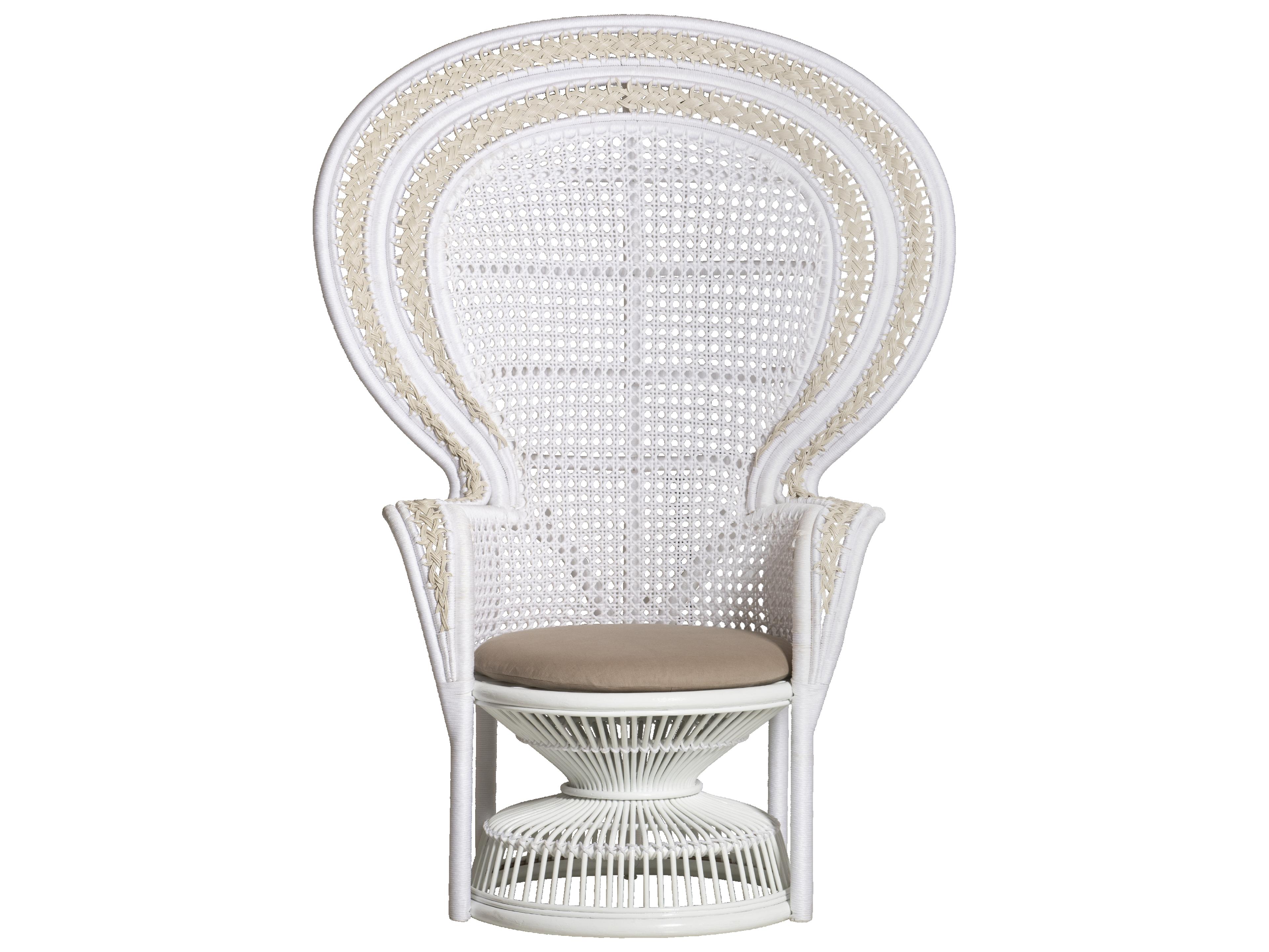 Currey & Company Emanuelle White Accent Chair