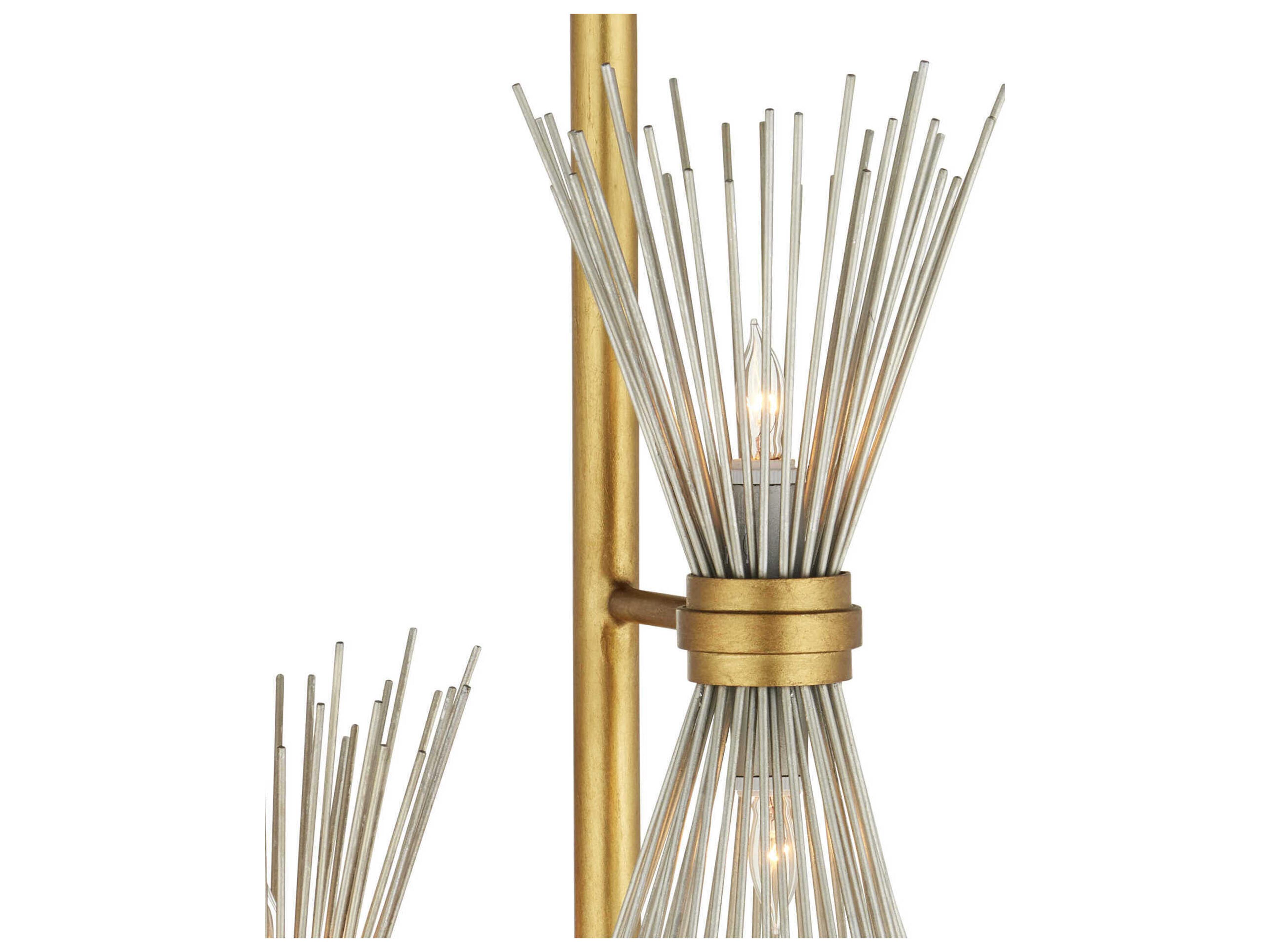 Currey & Company Novatude Gold Floor Lamp
