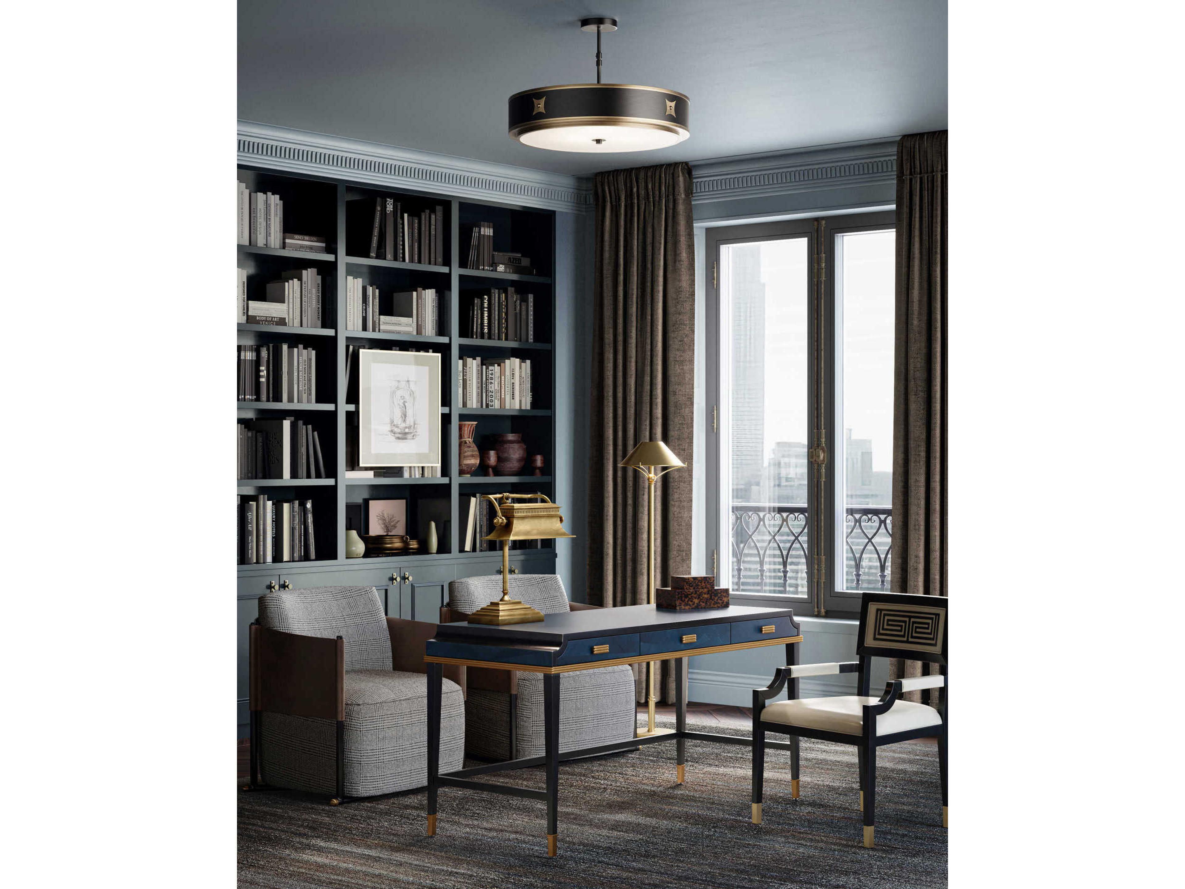 Currey & Company Maarla Polished Brass Floor Lamp