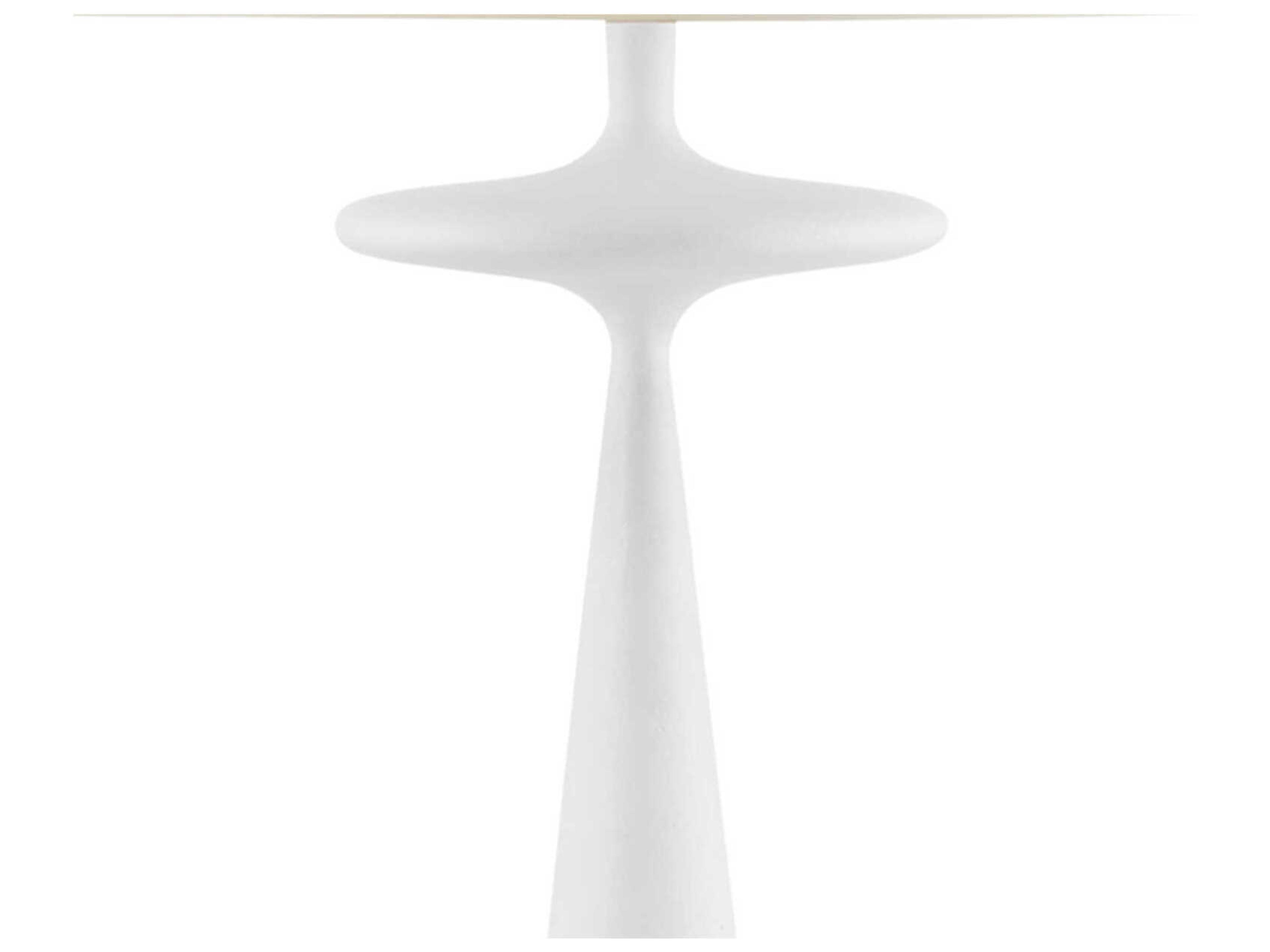 Currey & Company Giacomo Gesso White Floor Lamp