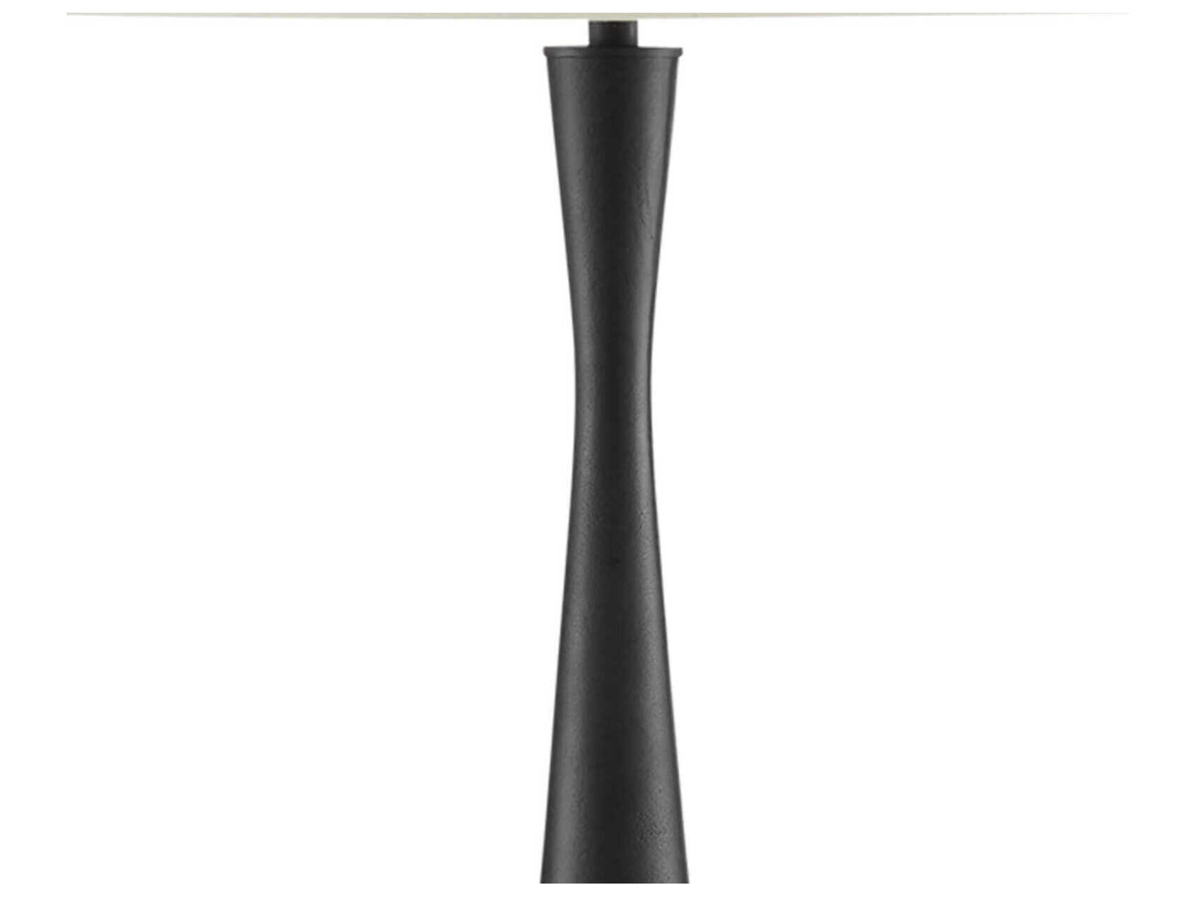 Currey & Company Montenegro Matte Black Floor Lamp