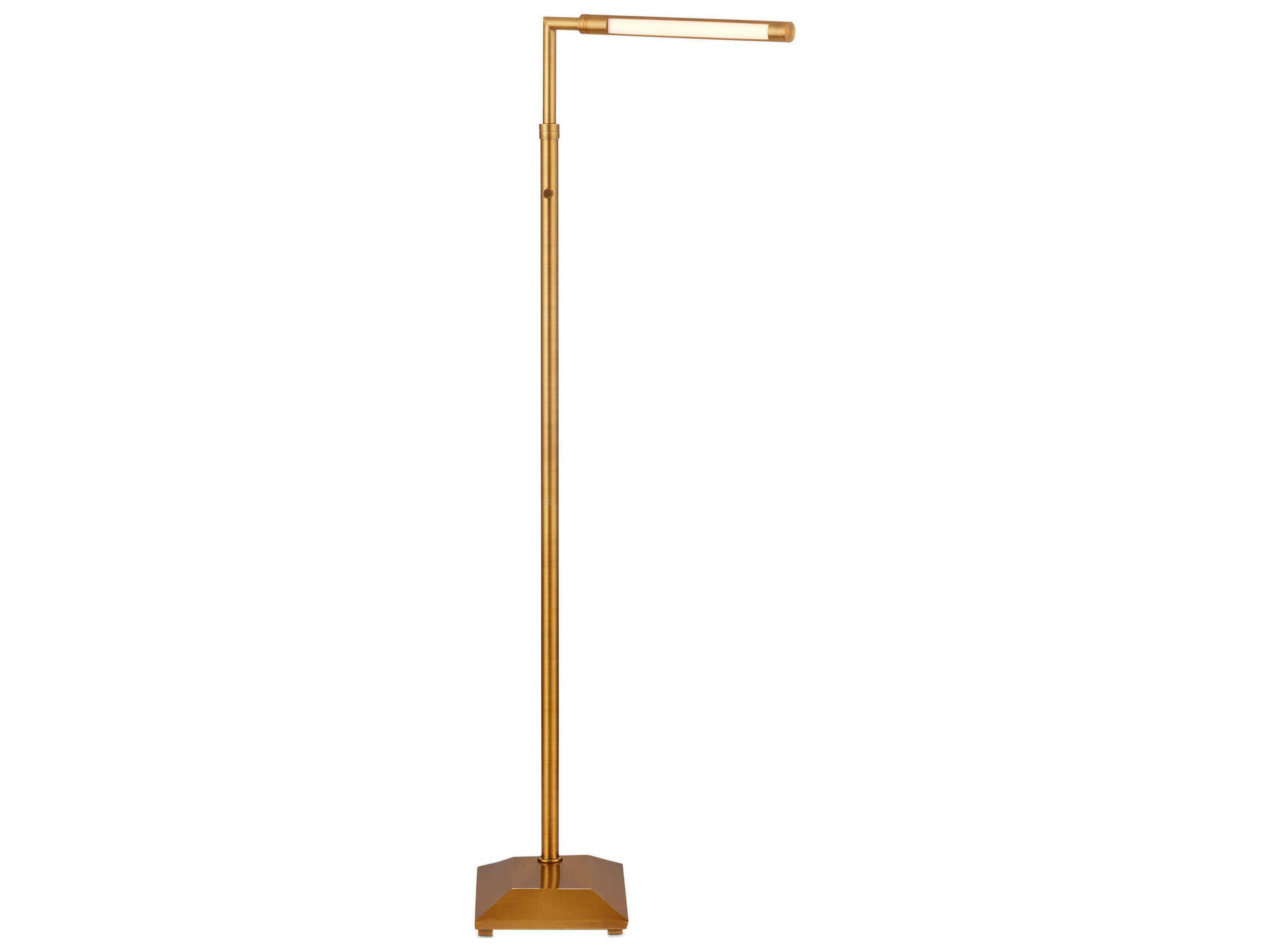 Currey & Company Autrand Antique Brass Floor Lamp