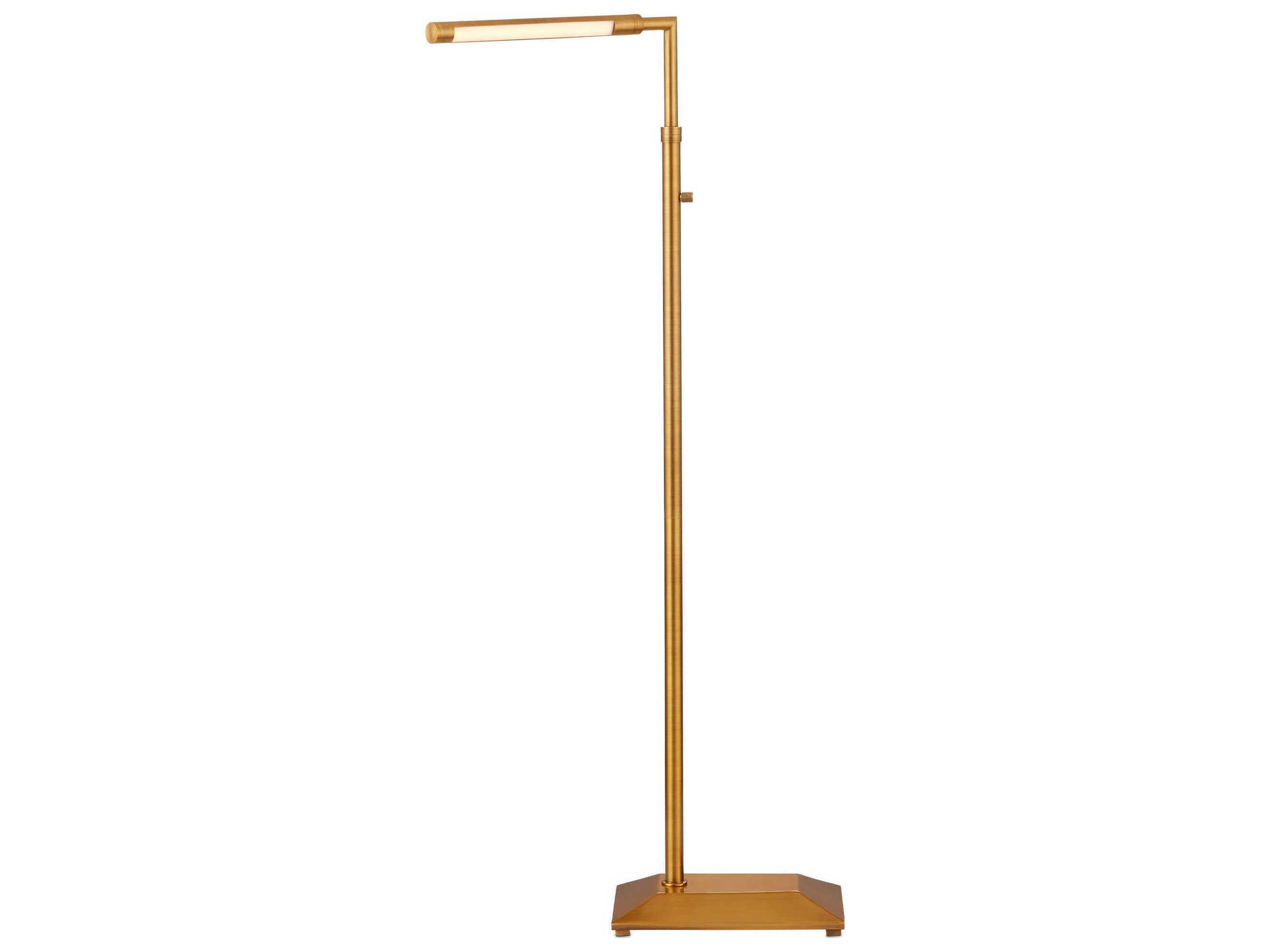 Currey & Company Autrand Antique Brass Floor Lamp