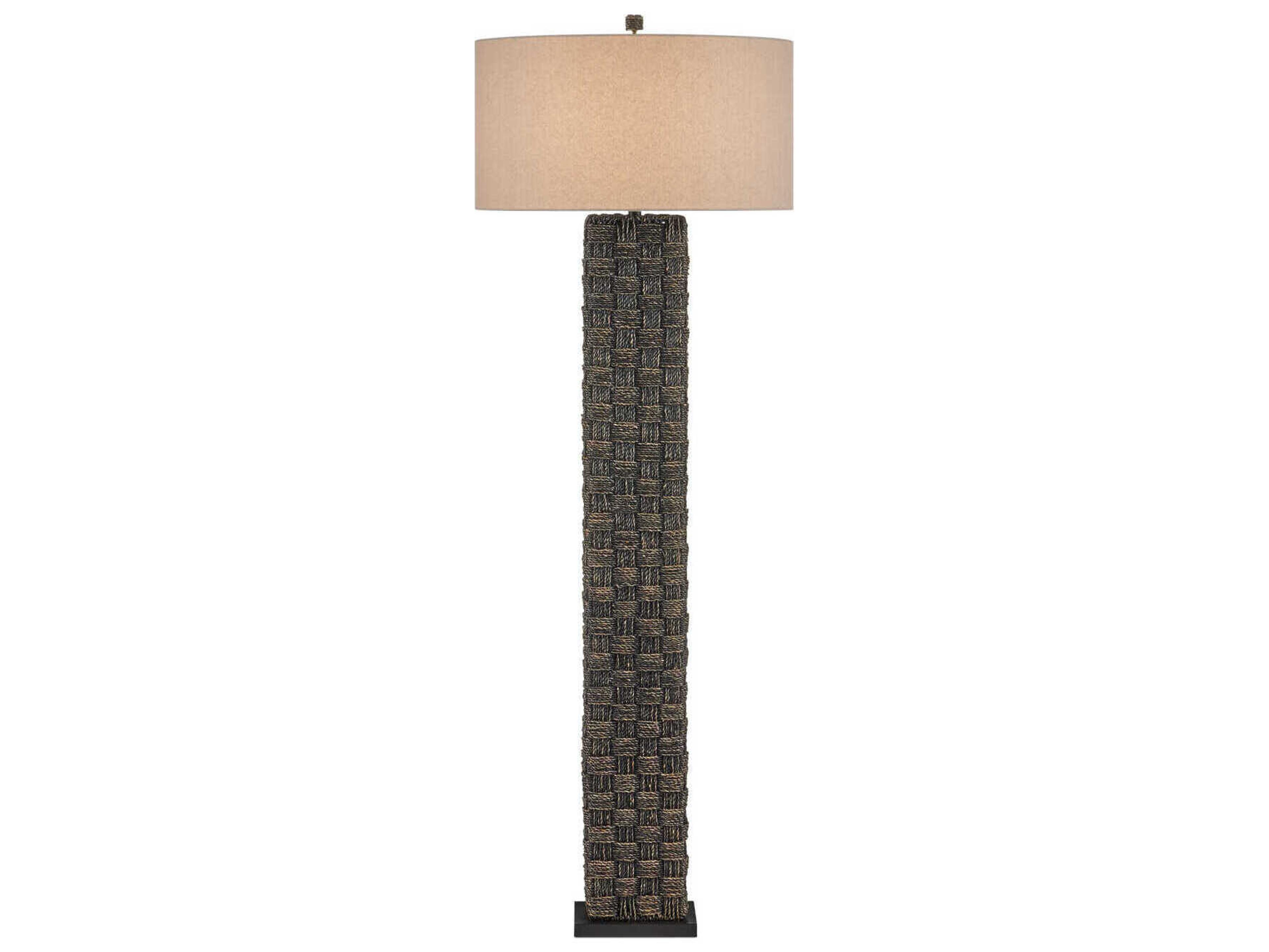 Currey & Company Eden 1-Light Black Floor Lamp