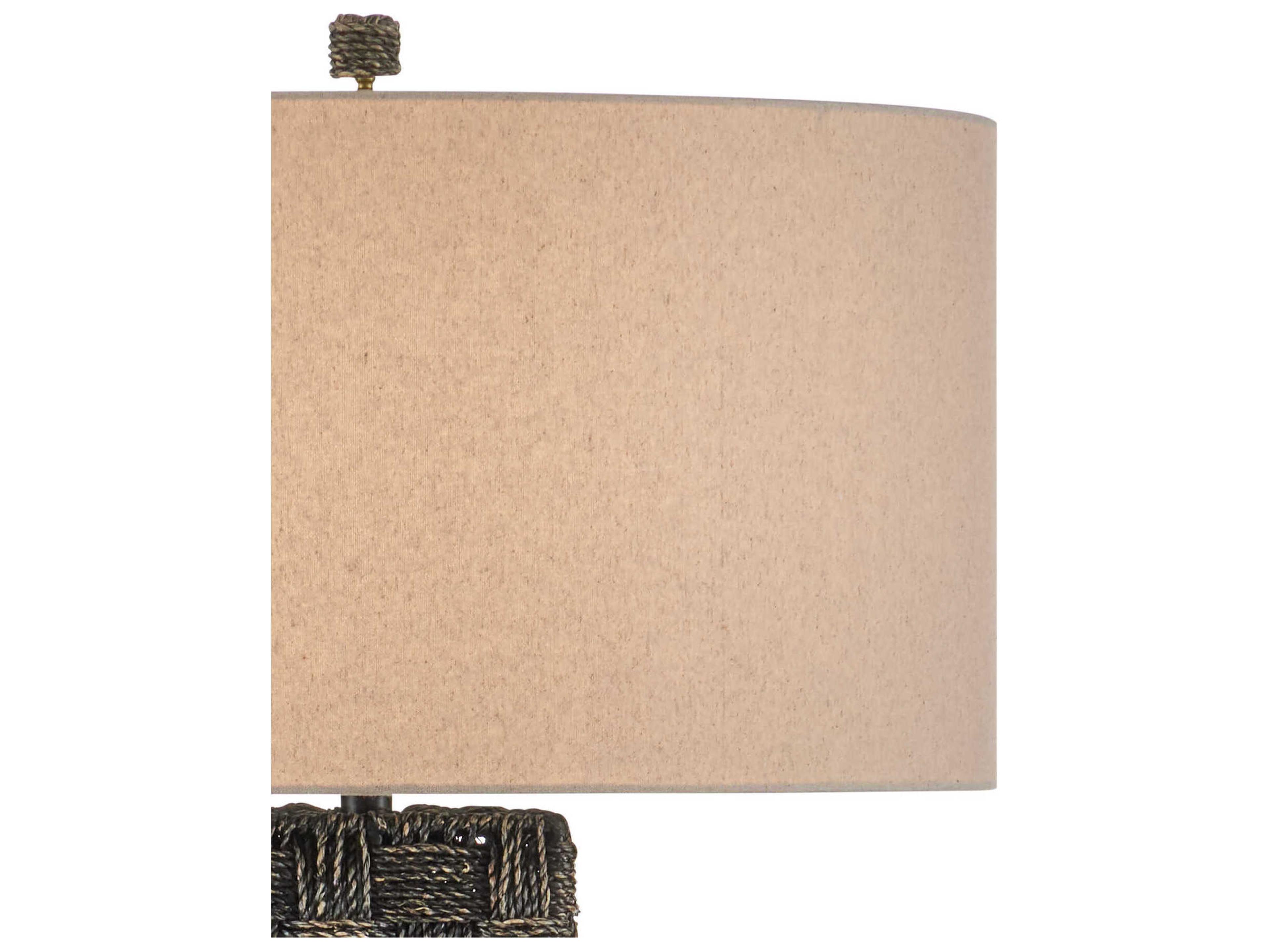 Currey & Company Eden 1-Light Black Floor Lamp