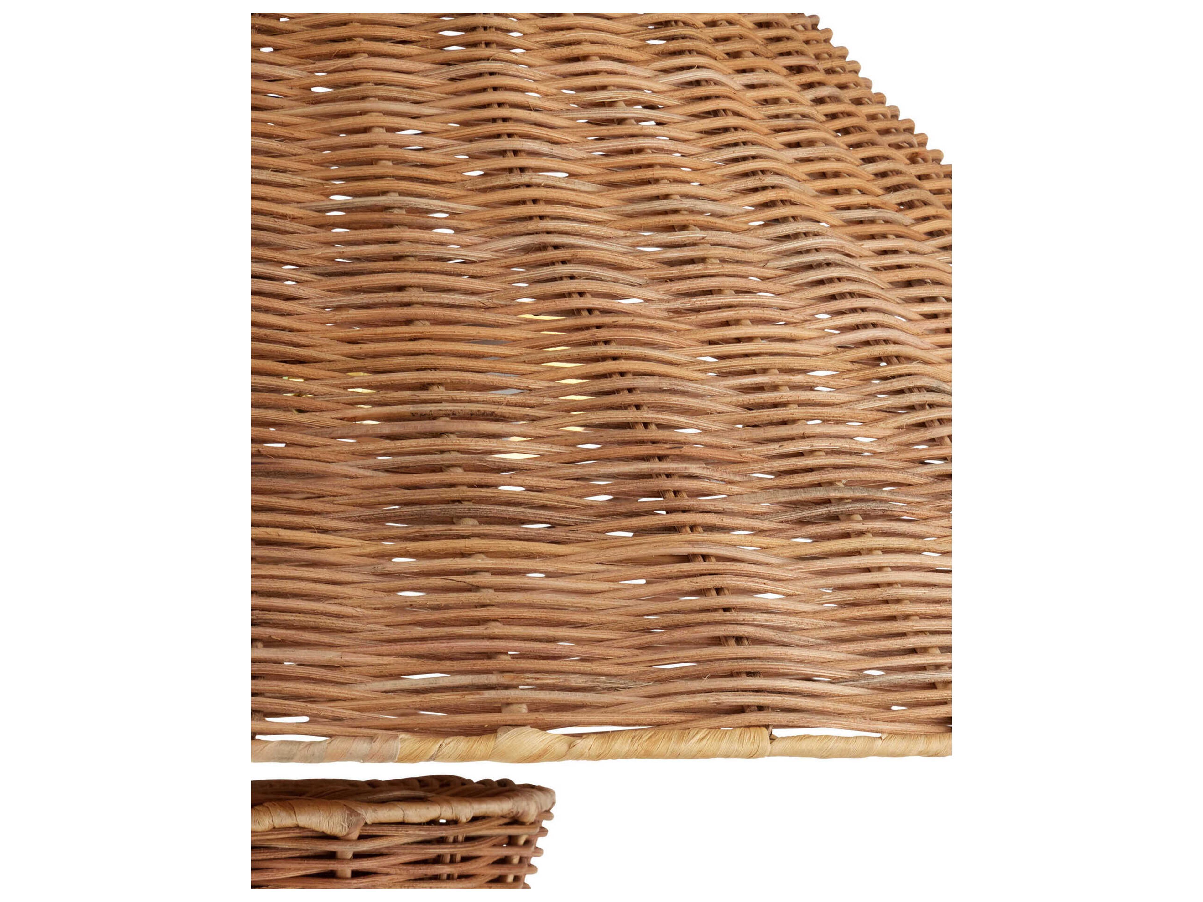 Currey & Company Nirvana 3-Light Natural Floor Lamp