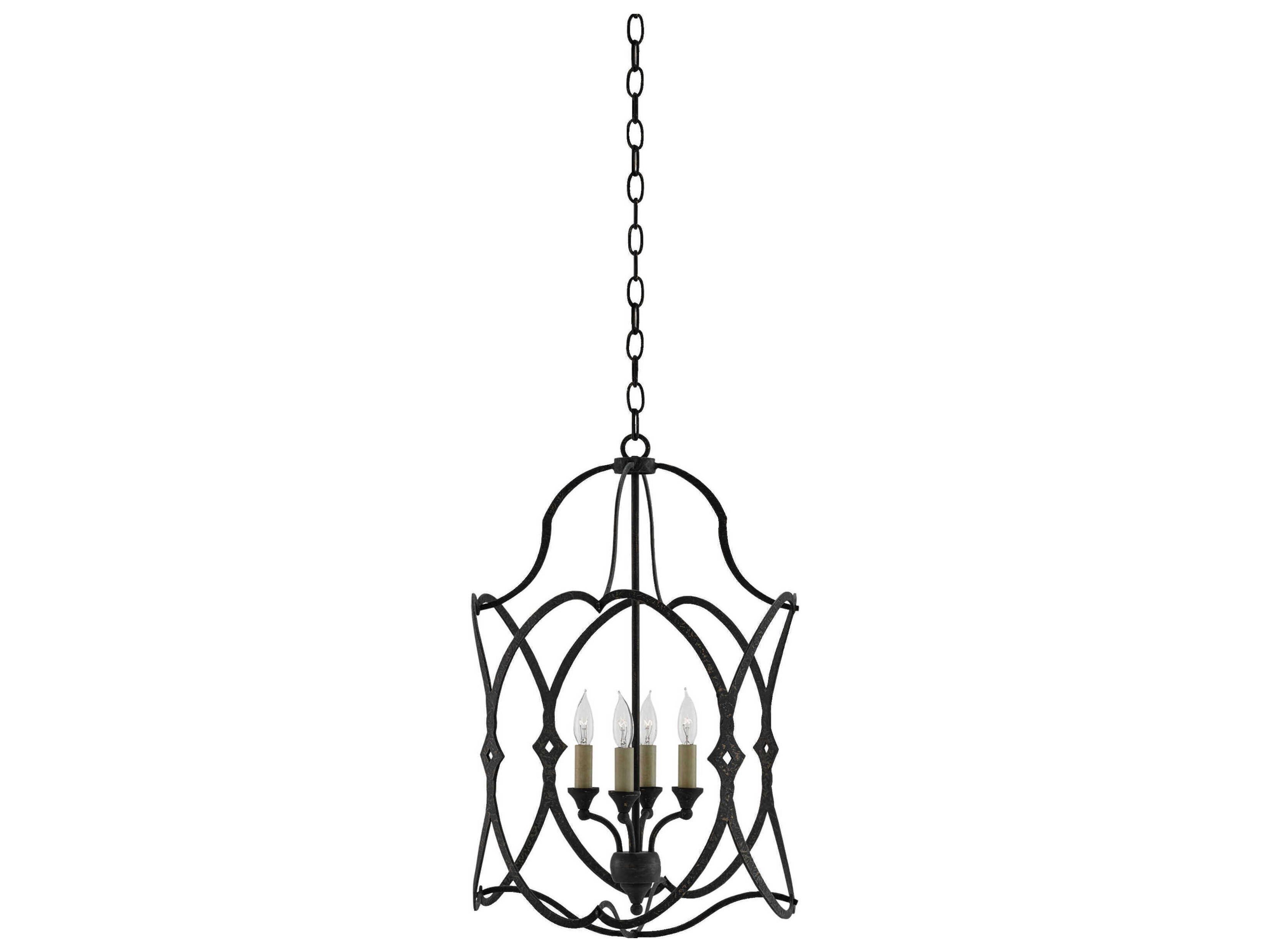 Charisma 4-Light French Black Candelabra Chandelier