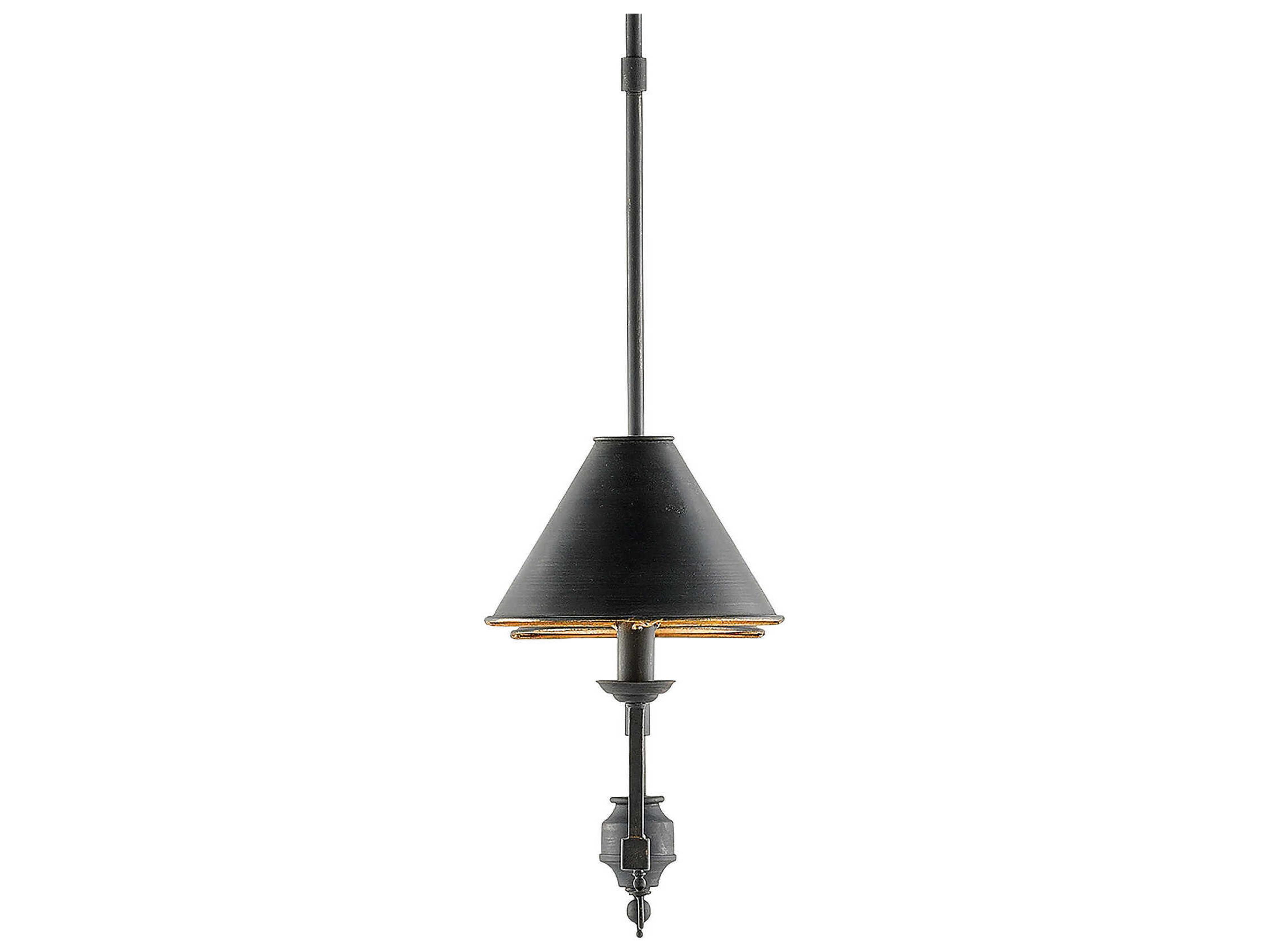 Currey & Company Prosperity 2-Light Black Island Pendant