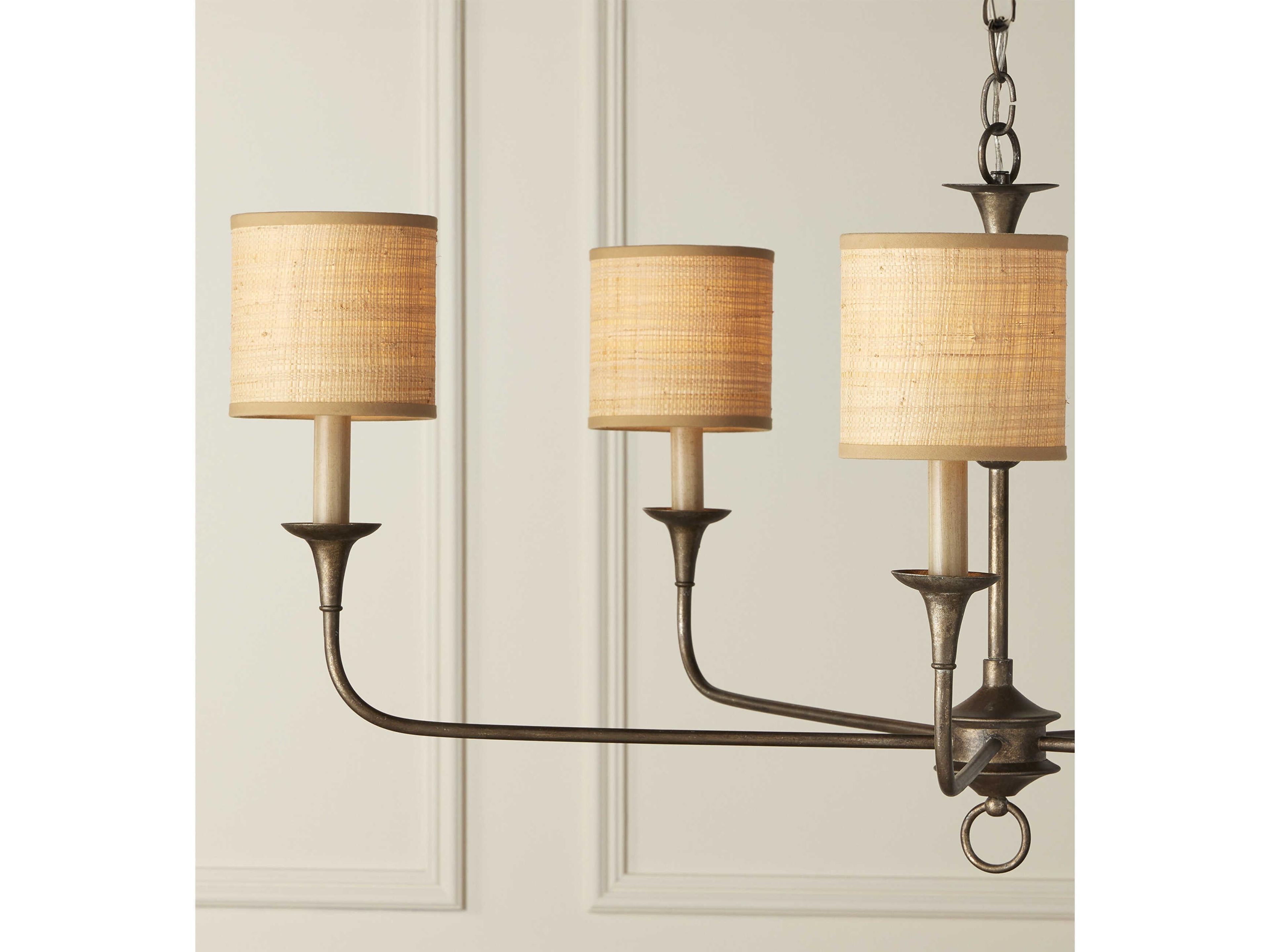 Currey & Company Nottaway 5-Light Pyrite Bronze Candelabra Chandelier