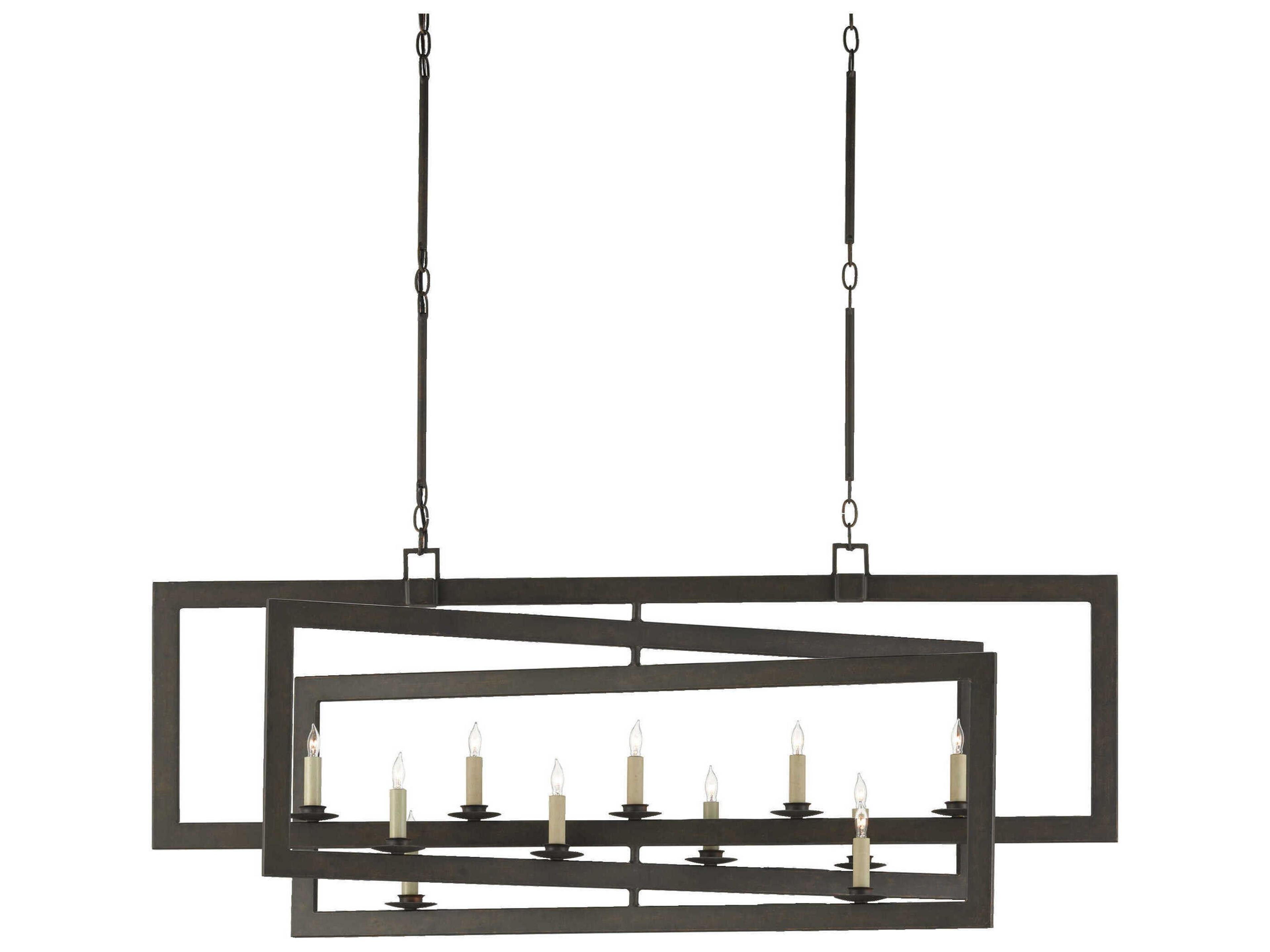 Middleton 11-Light Bronze Gold Island Pendant