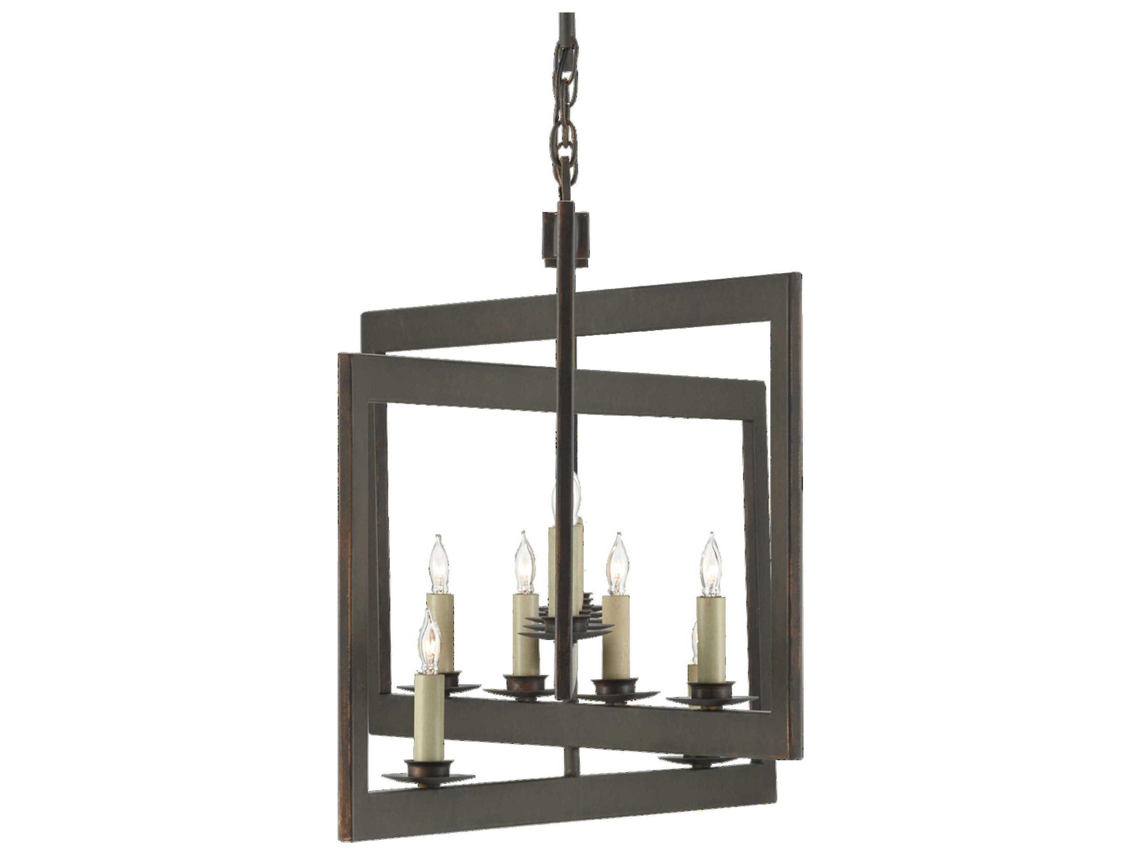 Currey & Company Middleton 11-Light Bronze Gold Island Pendant